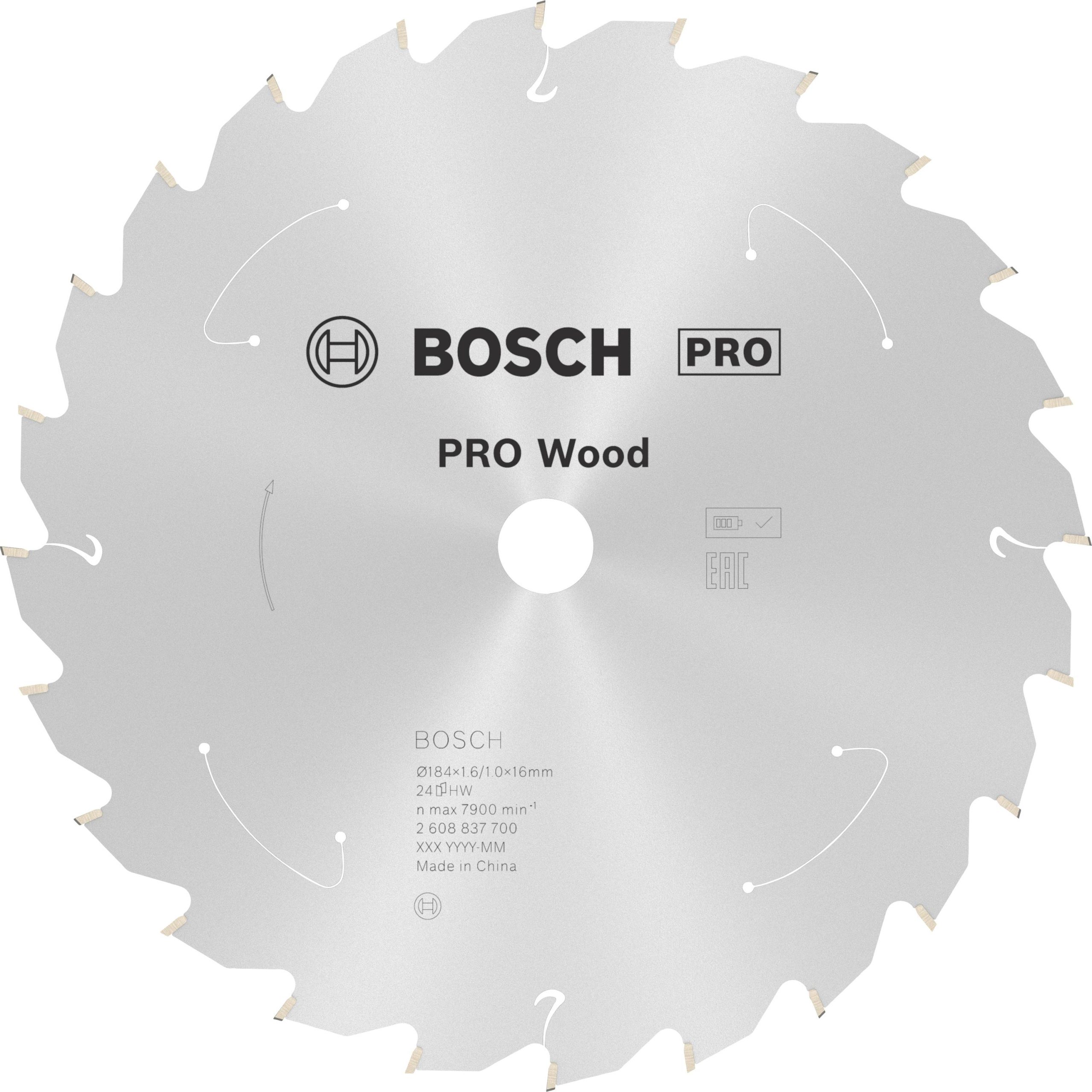 Tarcza tnąca z węglików spiekanych Bosch Accessories 2608837700 184 x 16 mm 1 szt. - obrazek 1
