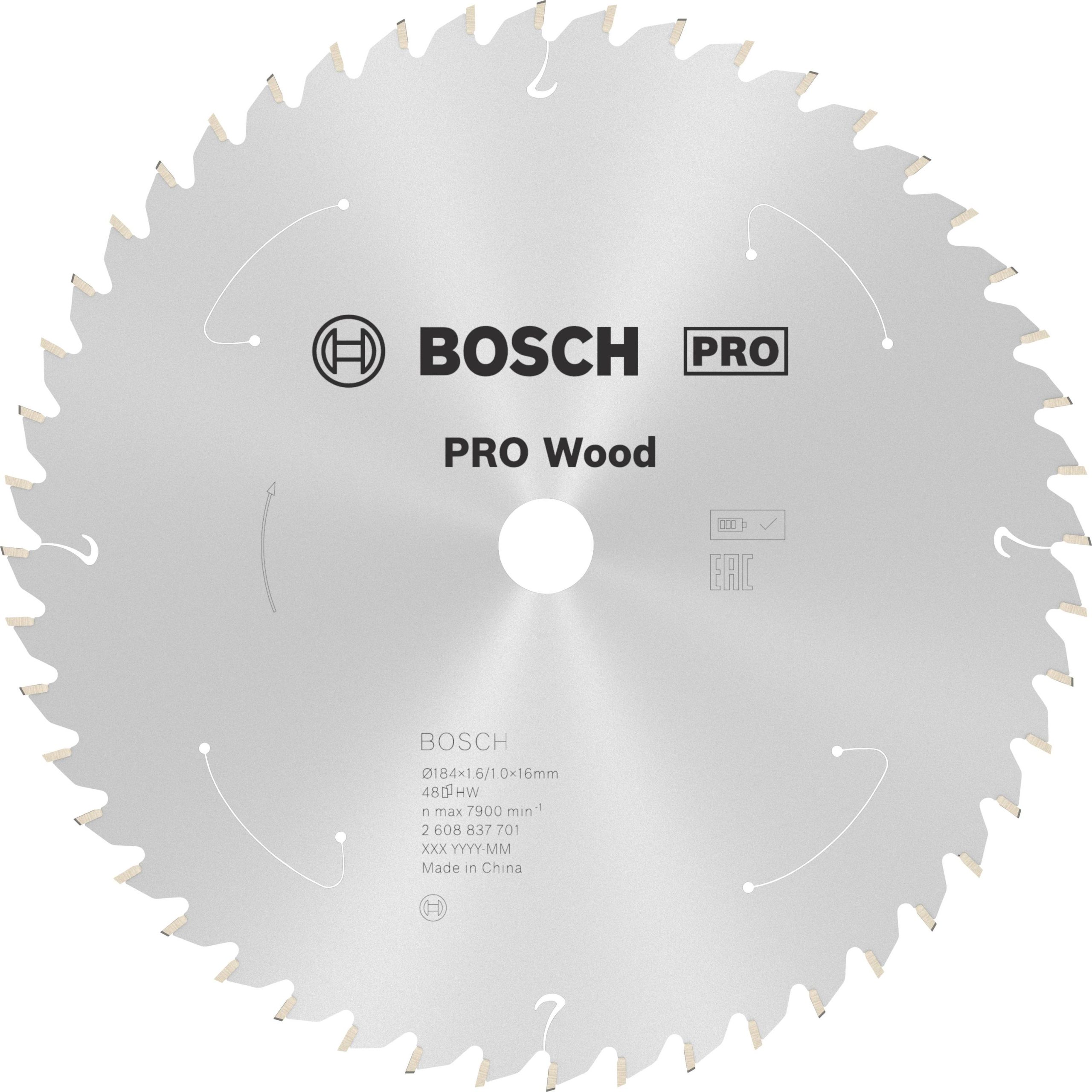Tarcza tnąca z węglików spiekanych Bosch Accessories 2608837701 184 x 16 mm 1 szt. - obrazek 1
