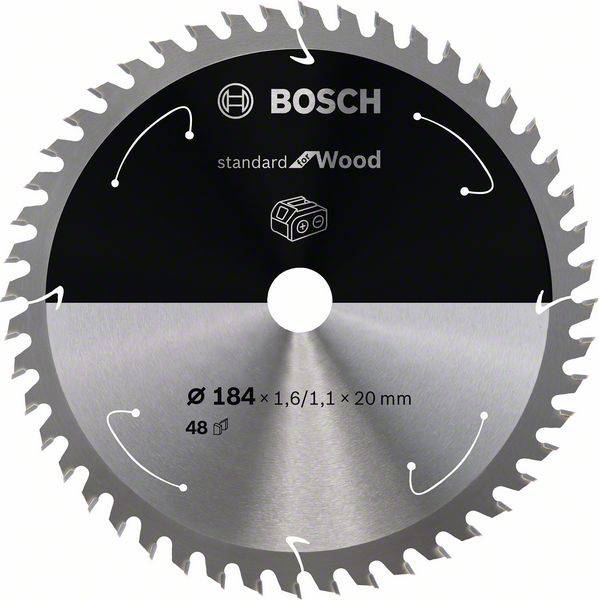 Tarcza tnąca z węglików spiekanych Bosch Accessories Bosch Power Tools 184 x 20 mm 1 szt. - obrazek 1