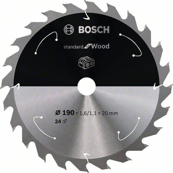 Tarcza tnąca z węglików spiekanych Bosch Accessories 2608837704 190 x 20 mm 1 szt. - obrazek 1