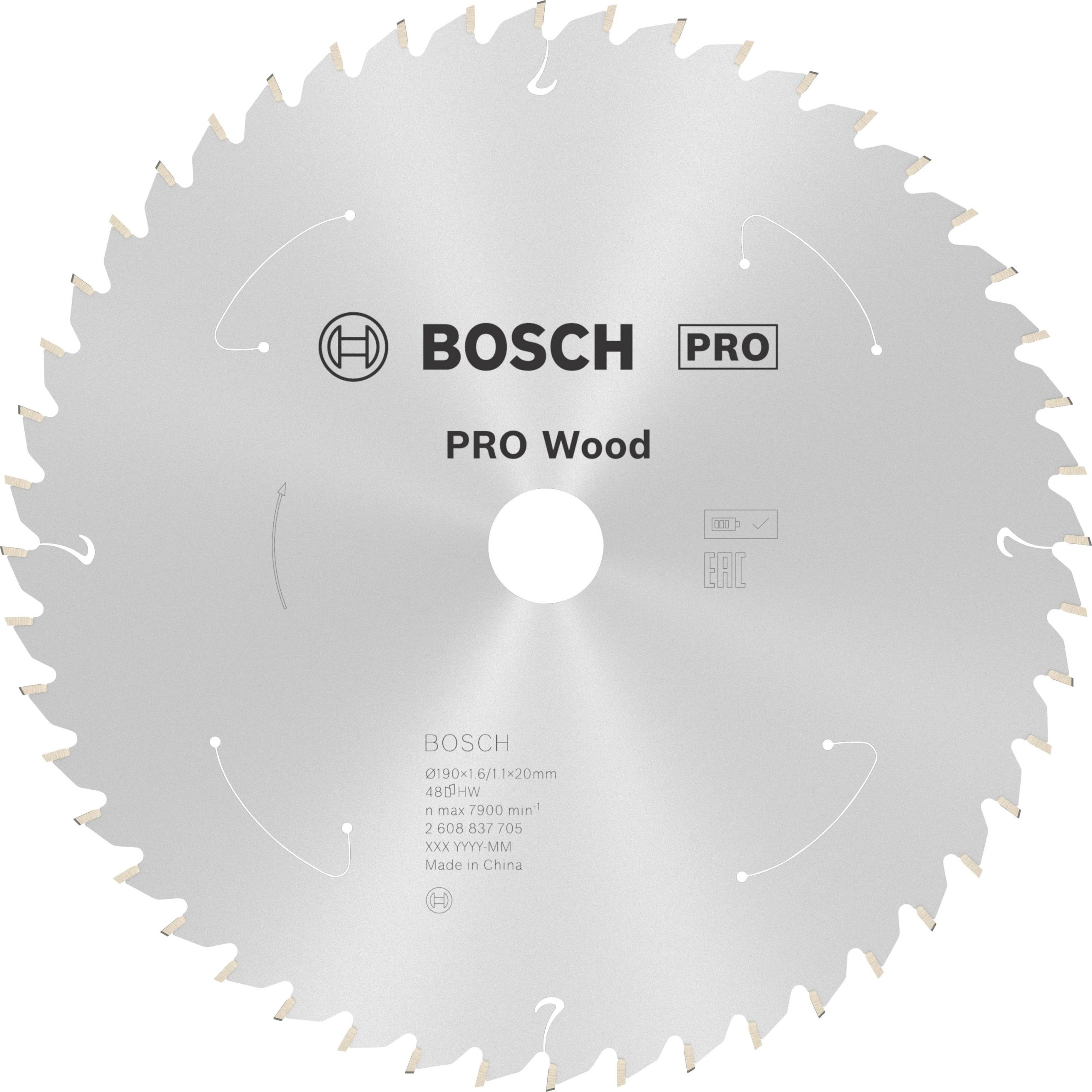 Tarcza tnąca z węglików spiekanych Bosch Accessories Bosch Power Tools 190 x 20 mm 1 szt. - obrazek 1