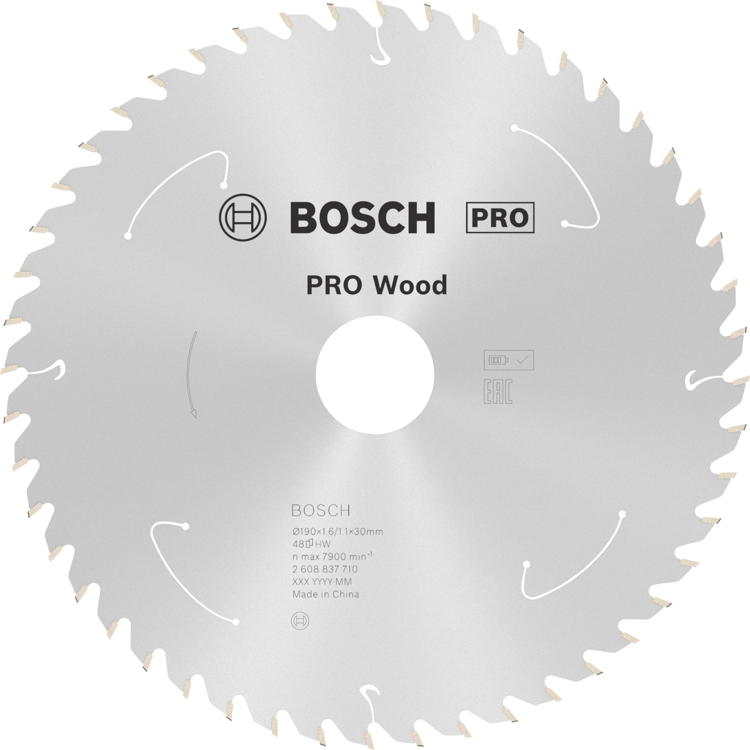 Tarcza tnąca z węglików spiekanych Bosch Accessories 2608837710 190 x 30 mm 1 szt. - obrazek 1