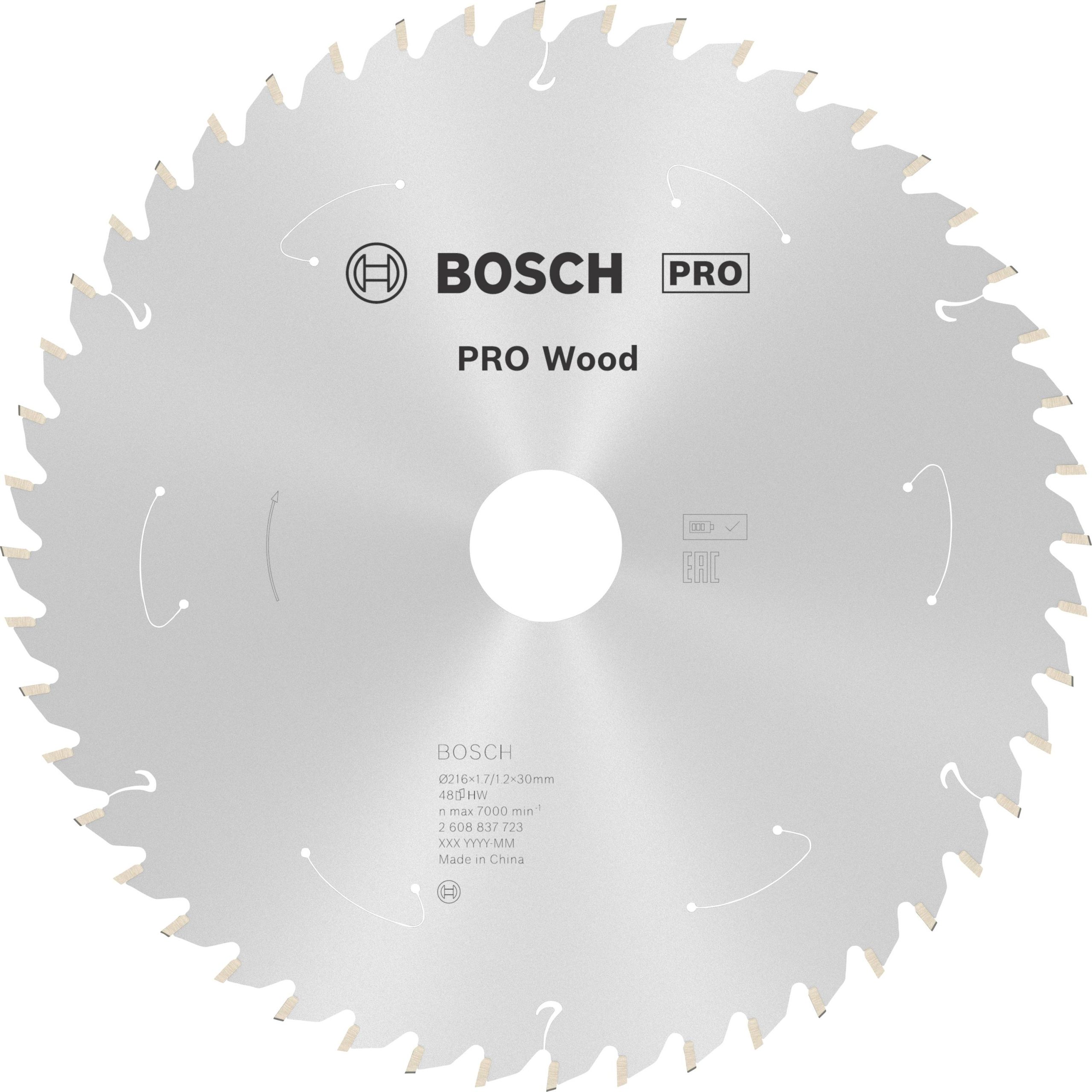 Tarcza tnąca z węglików spiekanych Bosch Accessories Bosch Power Tools 216 x 30 mm 1 szt. - obrazek 1