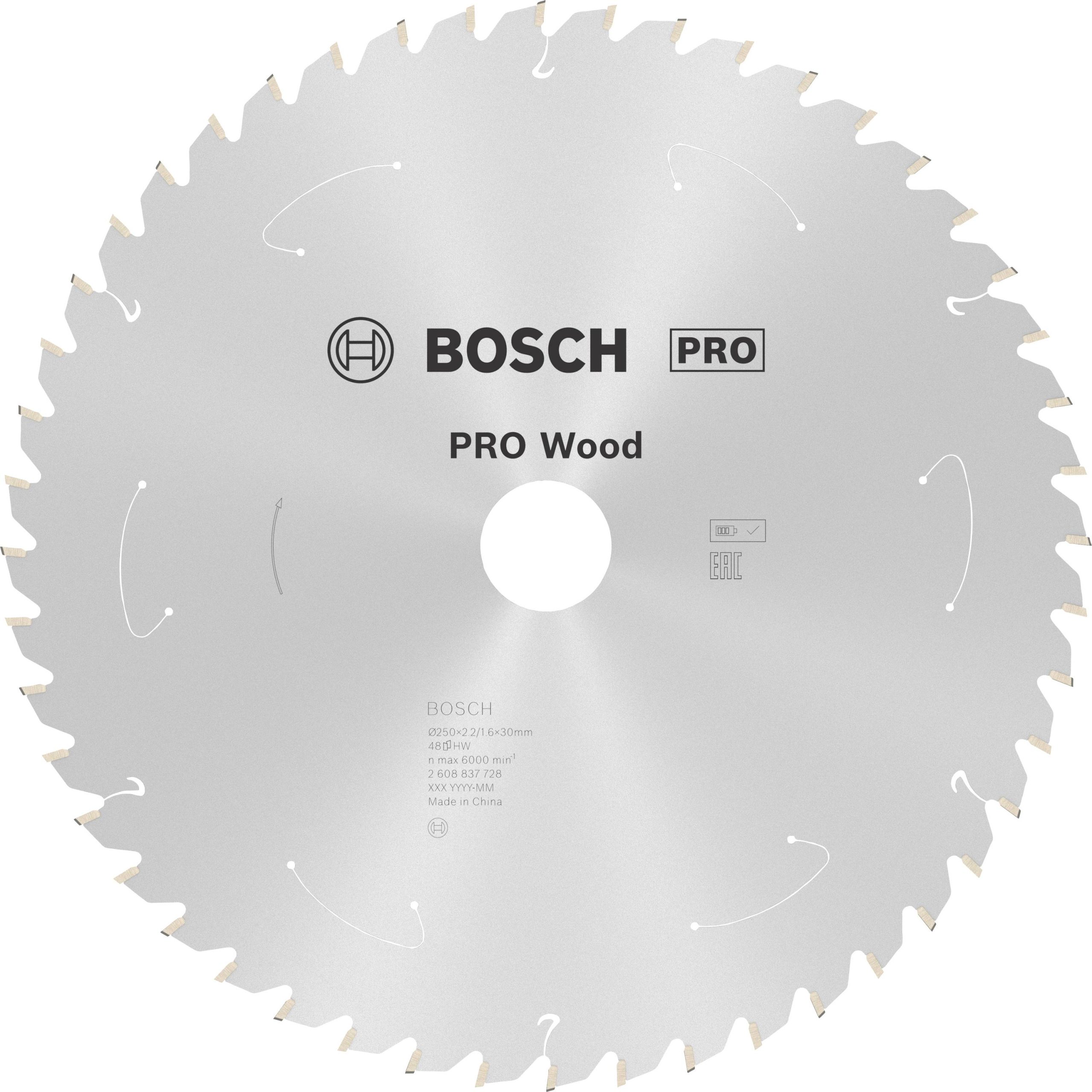 Tarcza tnąca z węglików spiekanych Bosch Accessories 2608837728 250 x 30 mm 1 szt. - obrazek 1