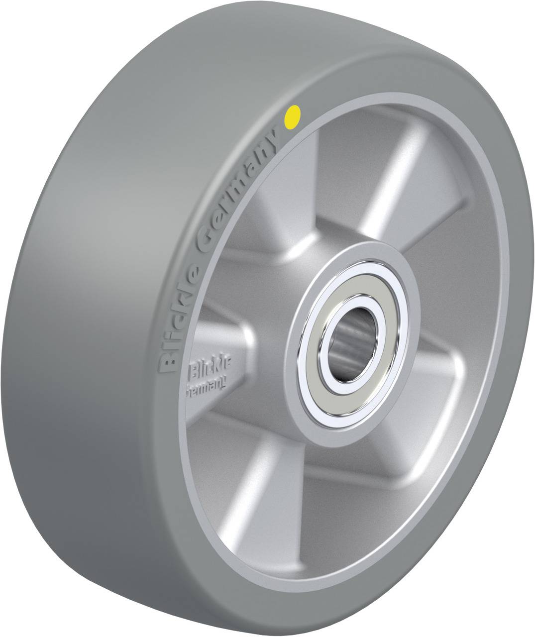 Blickle 563114 ALTH 125/15K-AS Koło z tworzywa sztucznego Średnica koła: 125 mm Maksymalne obciążenie: 550 kg 1 szt. - obrazek 1