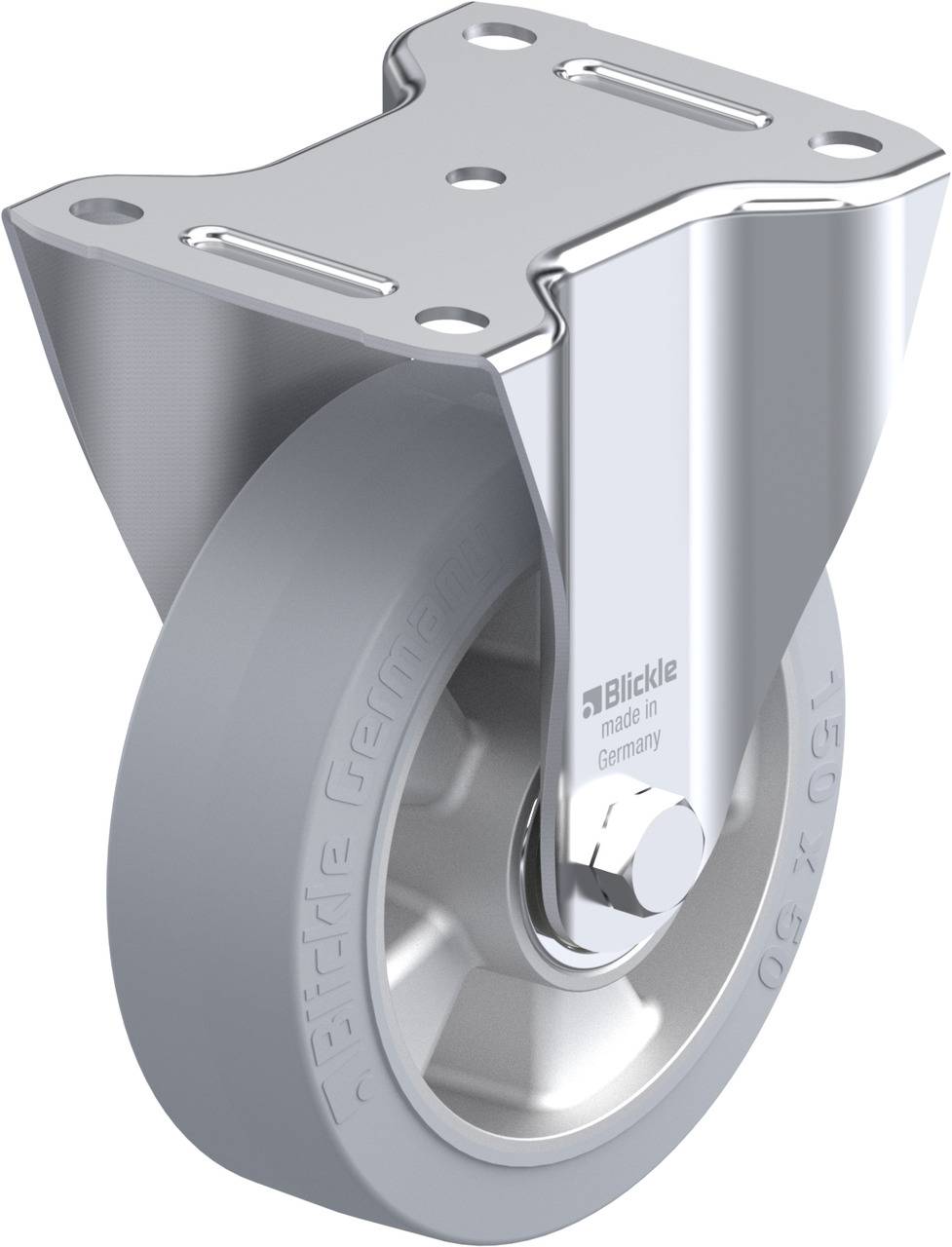 Blickle 615591 B-ALEV 150K-SG Rolka nieprowadząca Średnica koła: 150 mm Maksymalne obciążenie: 400 kg 1 szt. - obrazek 1