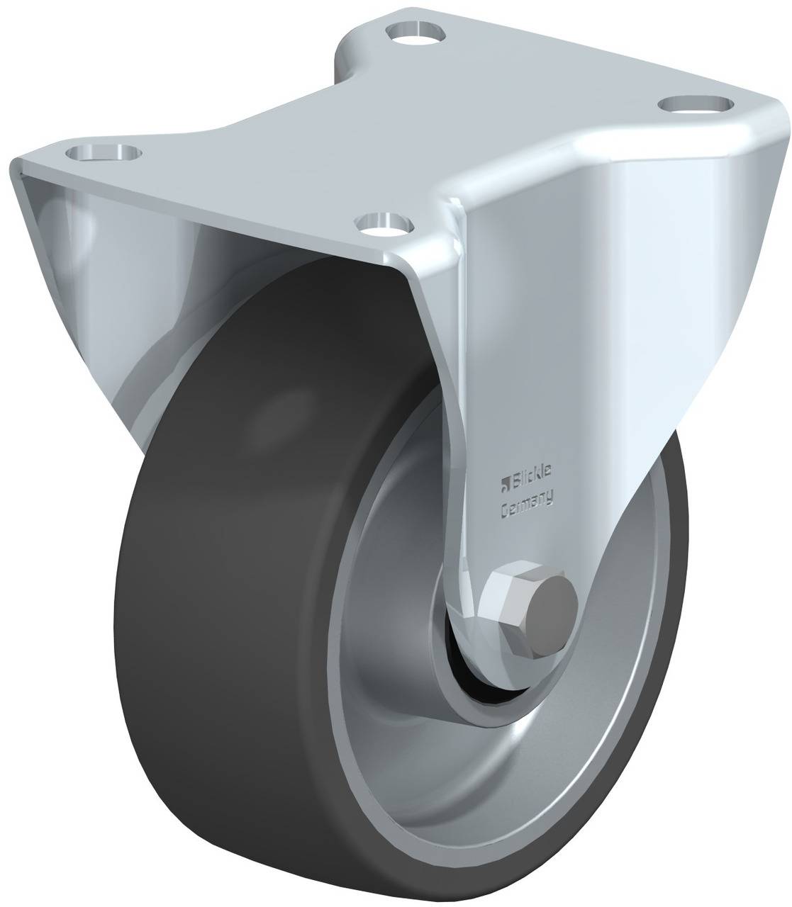 Blickle 758727 B-ALSI 100G Rolka nieprowadząca Średnica koła: 100 mm Maksymalne obciążenie: 100 kg 1 szt. - obrazek 1