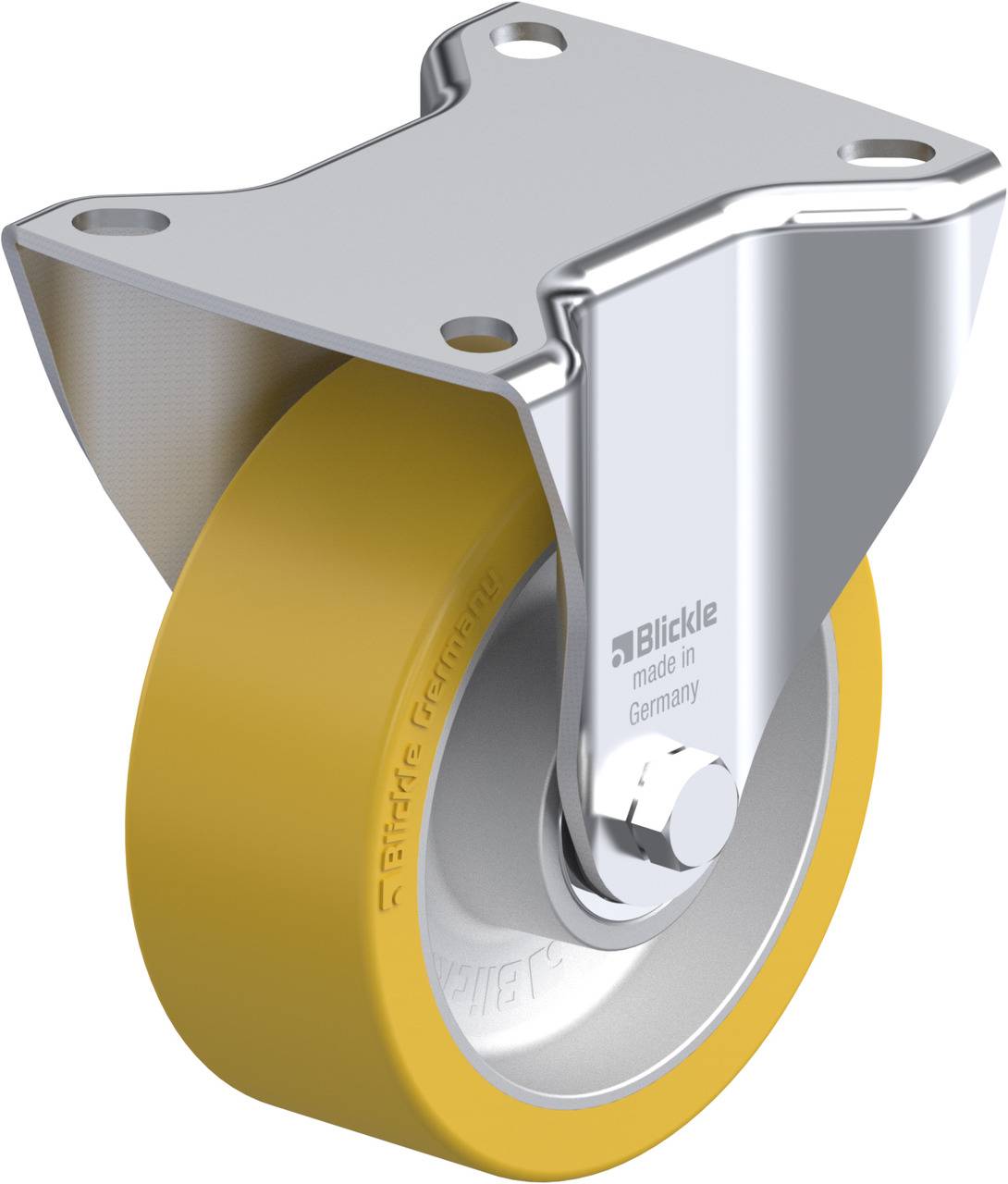 Blickle 321554 B-ALTH 100K Rolka nieprowadząca Średnica koła: 100 mm Maksymalne obciążenie: 250 kg 1 szt. - obrazek 1