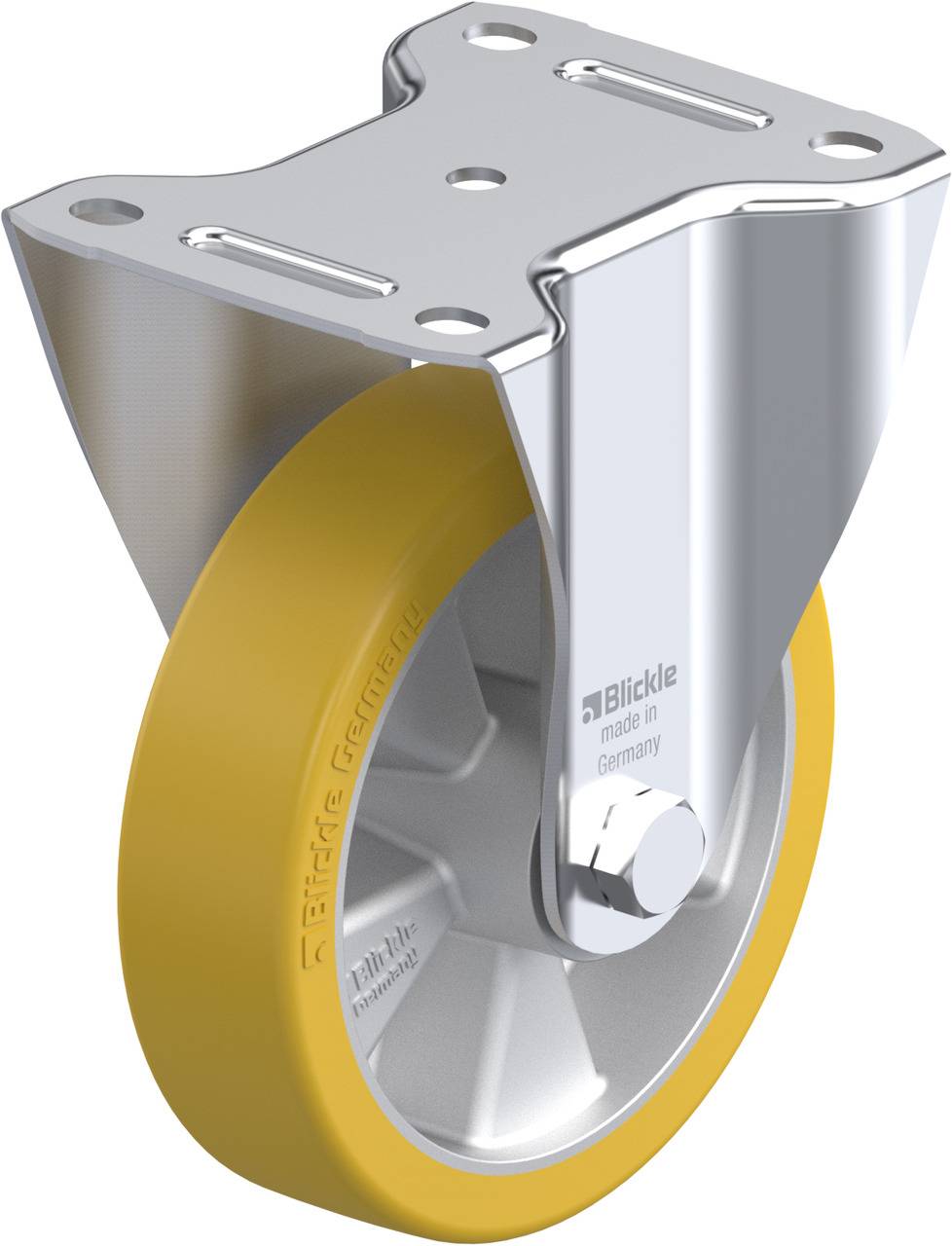 Blickle 754026 B-ALTH 151K Rolka nieprowadząca Średnica koła: 150 mm Maksymalne obciążenie: 400 kg 1 szt. - obrazek 1