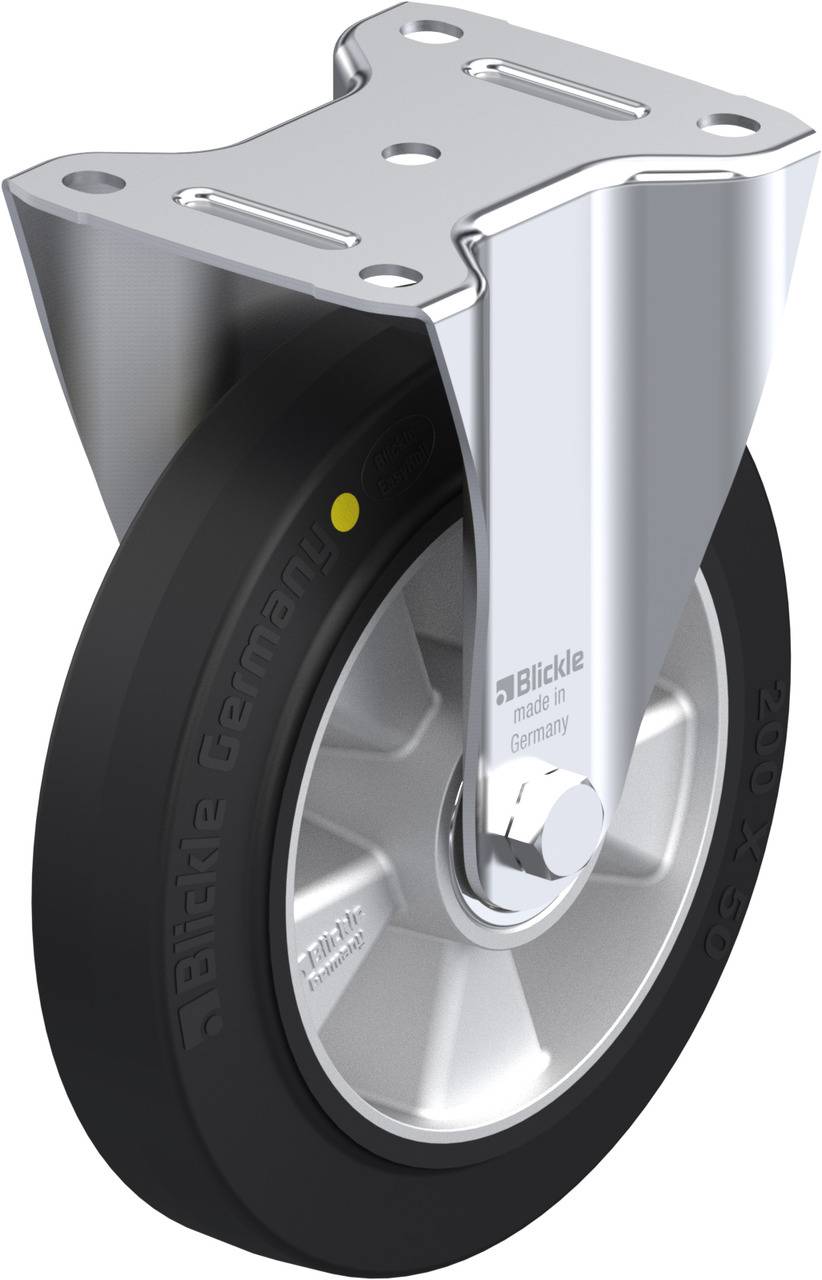 Blickle 380550 B-ALEV 200K-EL Rolka nieprowadząca Średnica koła: 200 mm Maksymalne obciążenie: 400 kg 1 szt. - obrazek 1