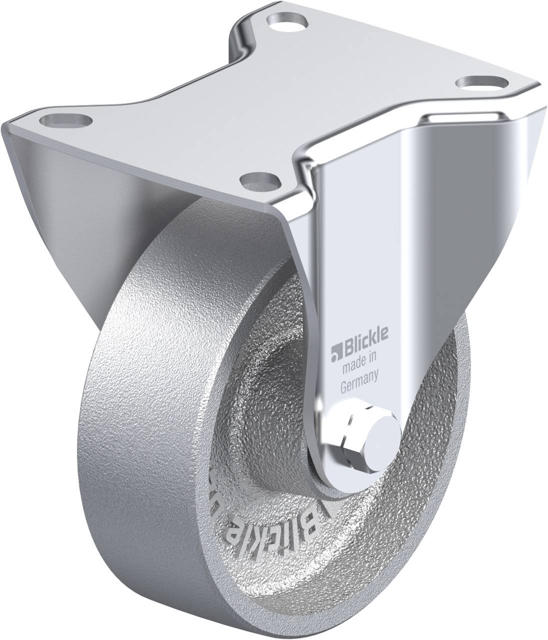 Blickle 7732 B-G 100G Rolka nieprowadząca Średnica koła: 100 mm Maksymalne obciążenie: 200 kg 1 szt. - obrazek 1