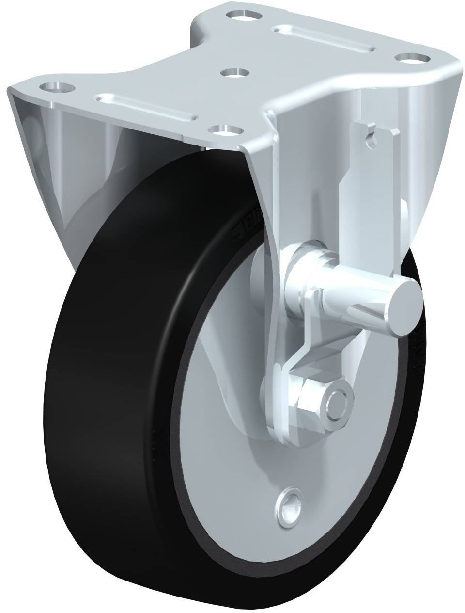 Blickle 842744 B-GEV 160K-TB Rolka nieprowadząca Średnica koła: 160 mm Maksymalne obciążenie: 450 kg 1 szt. - obrazek 1