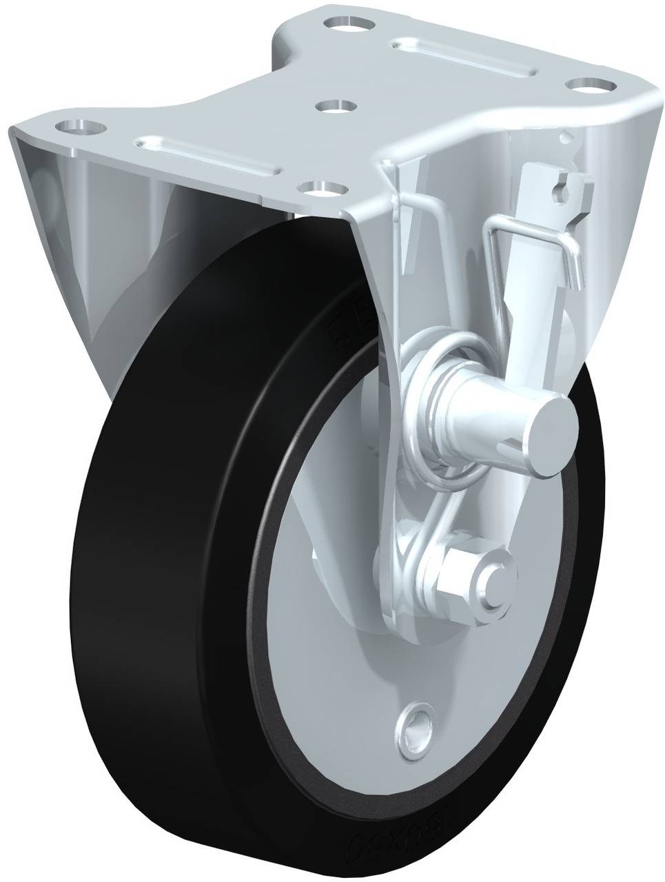 Blickle 842747 B-GEV 160K-TMR Rolka nieprowadząca Średnica koła: 160 mm Maksymalne obciążenie: 450 kg 1 szt. - obrazek 1