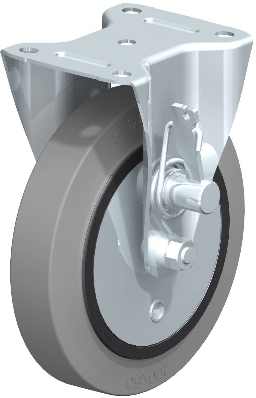 Blickle 744225 B-GEV 200K-TML-SG Rolka nieprowadząca Średnica koła: 200 mm Maksymalne obciążenie: 600 kg 1 szt. - obrazek 1