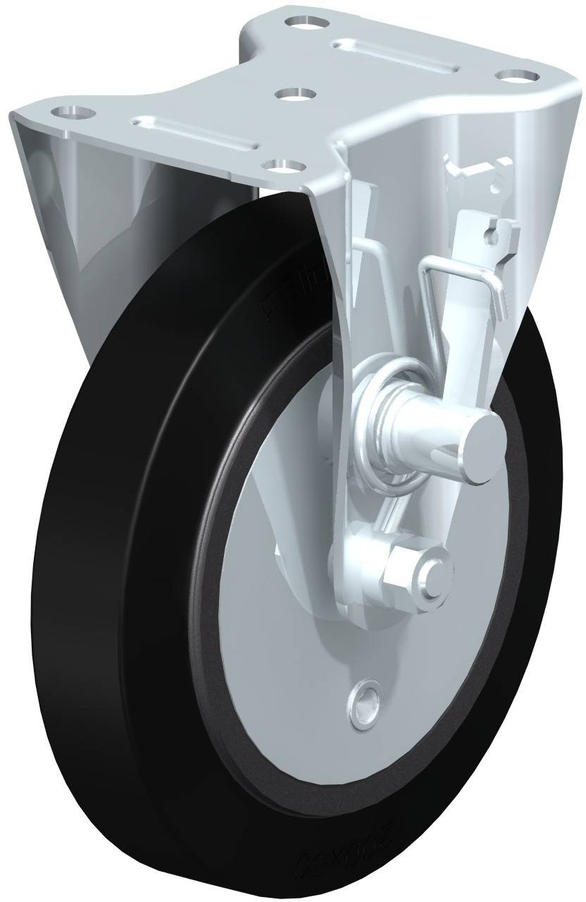 Blickle 842752 B-GEV 200K-TMR Rolka nieprowadząca Średnica koła: 200 mm Maksymalne obciążenie: 600 kg 1 szt. - obrazek 1