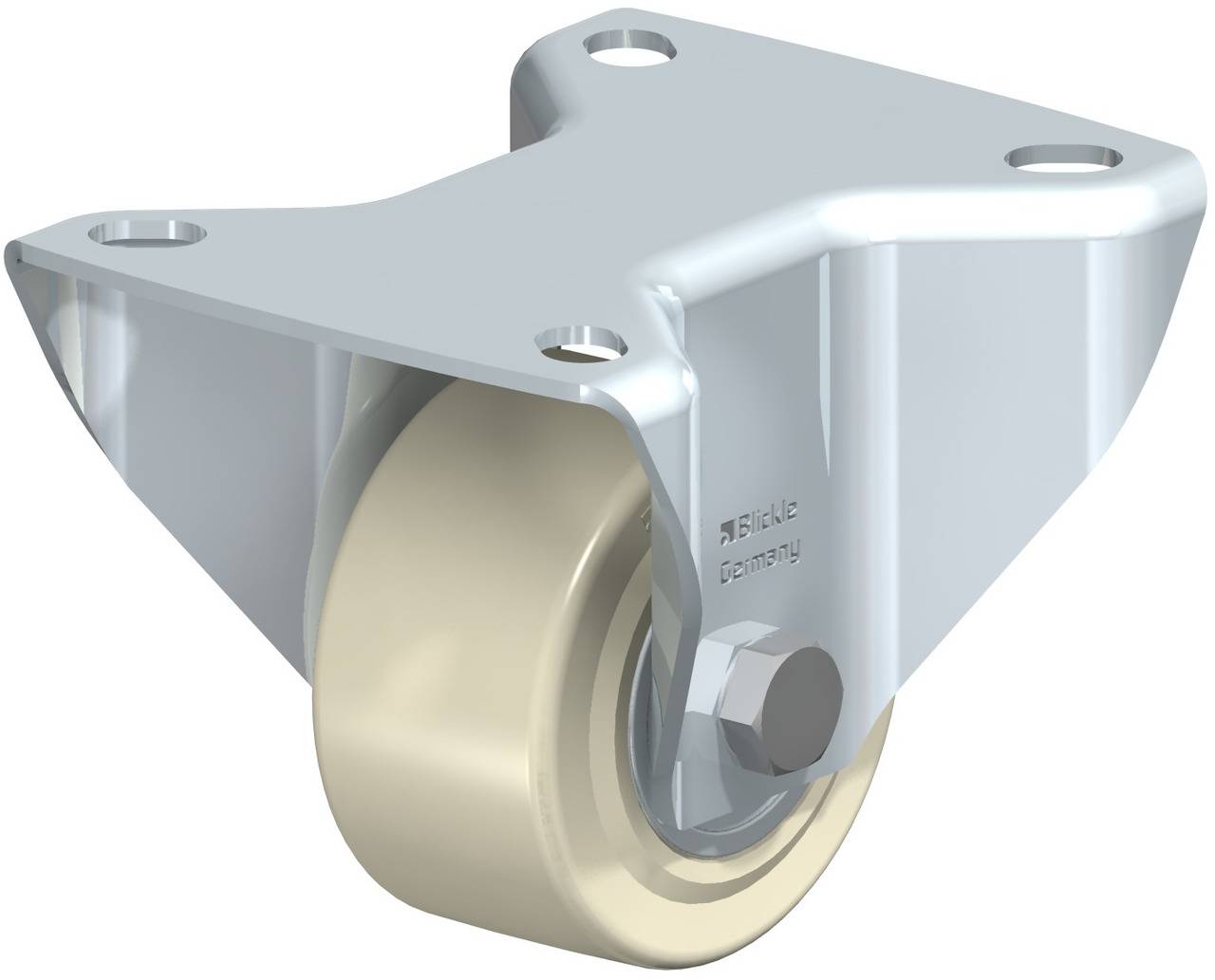 Blickle 760725 B-GSPO 60K Rolka nieprowadząca Średnica koła: 60 mm Maksymalne obciążenie: 250 kg 1 szt. - obrazek 1