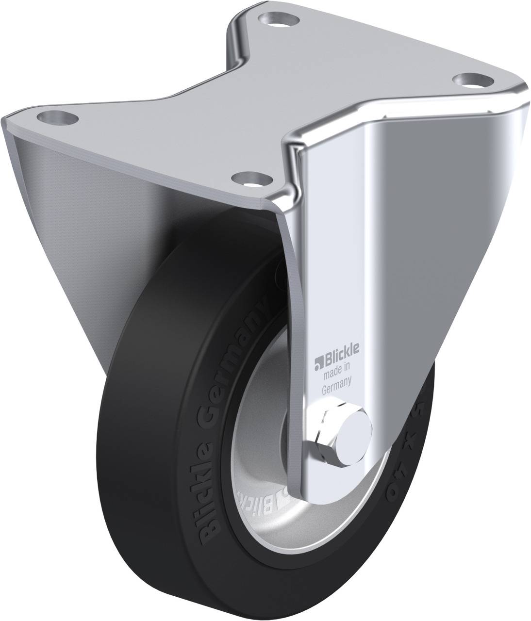 Blickle 325787 BH-ALEV 125K-3 Rolka nieprowadząca Średnica koła: 125 mm Maksymalne obciążenie: 250 kg 1 szt. - obrazek 1