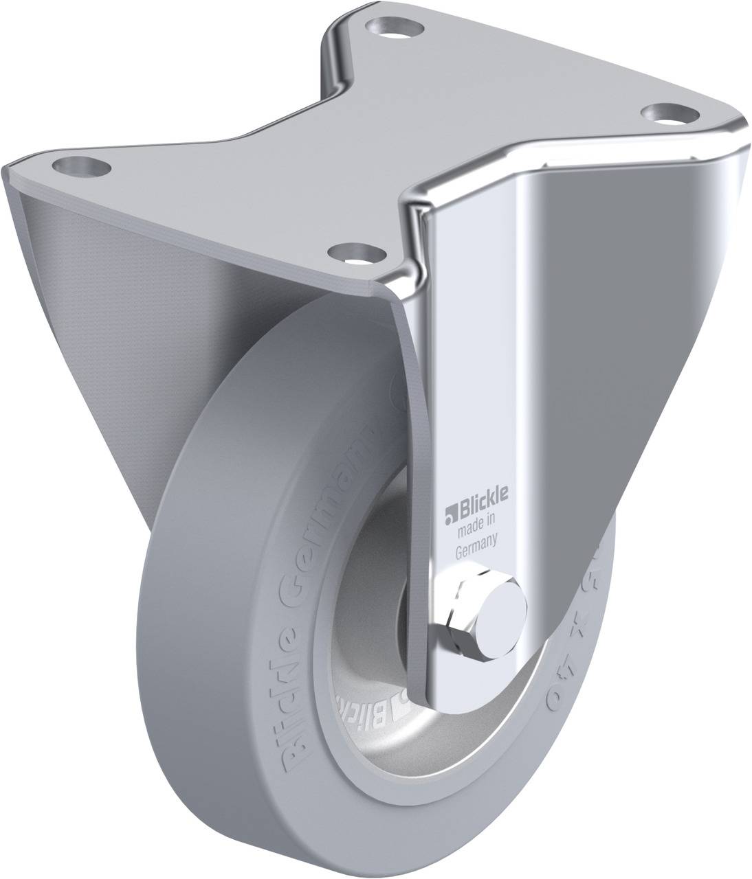 Blickle 376939 BH-ALEV 125K-3-SG Rolka nieprowadząca Średnica koła: 125 mm Maksymalne obciążenie: 250 kg 1 szt. - obrazek 1