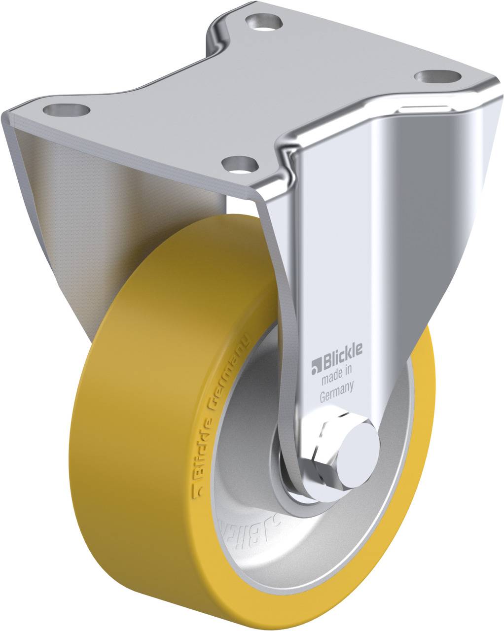 Blickle 266031 BH-ALTH 100K-1 Rolka nieprowadząca Średnica koła: 100 mm Maksymalne obciążenie: 350 kg 1 szt. - obrazek 1