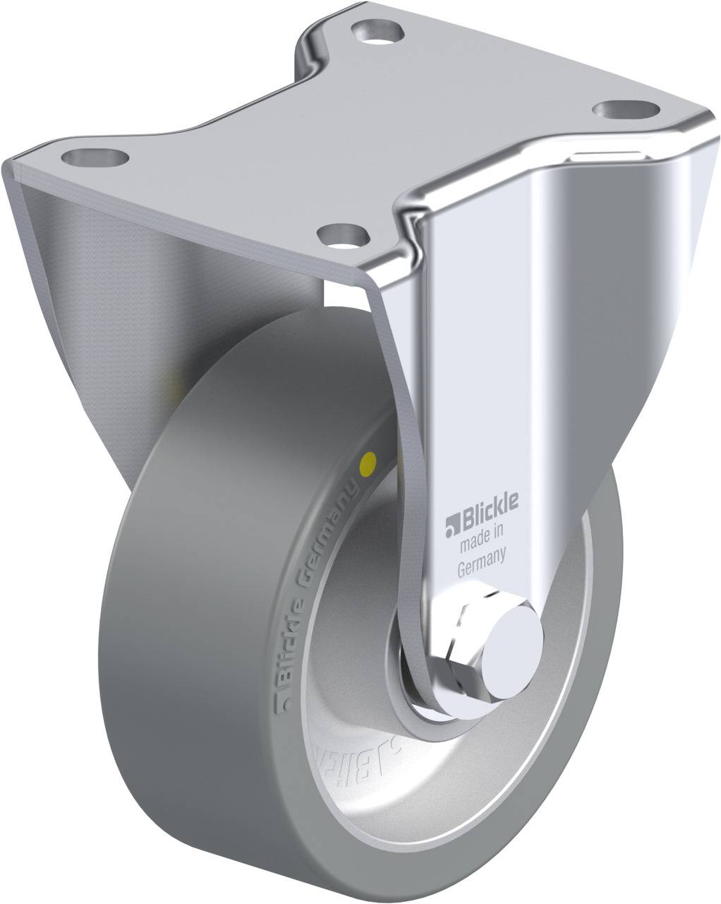 Blickle 681254 BH-ALTH 100K-1-AS Rolka nieprowadząca Średnica koła: 100 mm Maksymalne obciążenie: 350 kg 1 szt. - obrazek 1