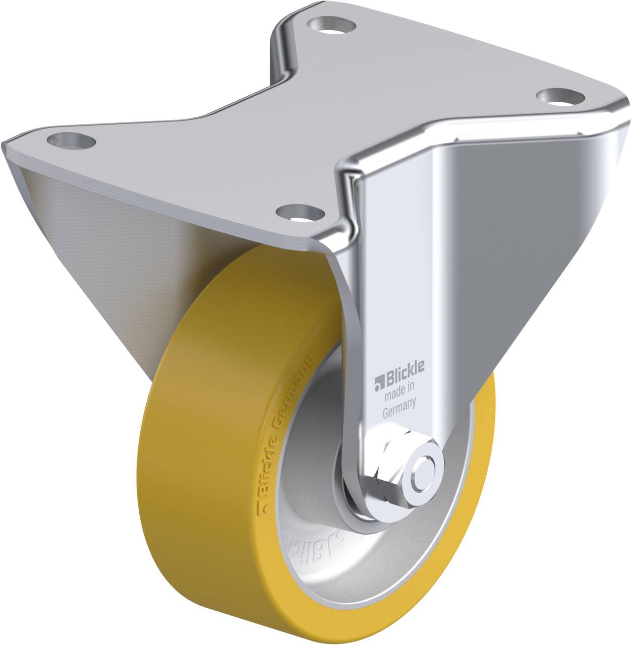 Blickle 752603 BH-ALTH 100K-3 Rolka nieprowadząca Średnica koła: 100 mm Maksymalne obciążenie: 350 kg 1 szt. - obrazek 1