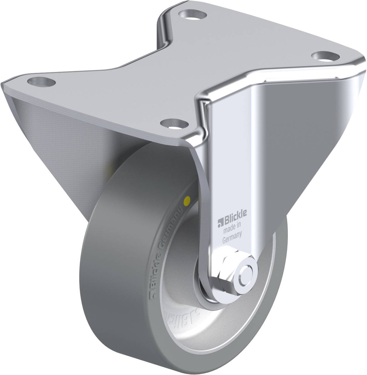 Blickle 852522 BH-ALTH 100K-3-AS Rolka nieprowadząca Średnica koła: 100 mm Maksymalne obciążenie: 350 kg 1 szt. - obrazek 1