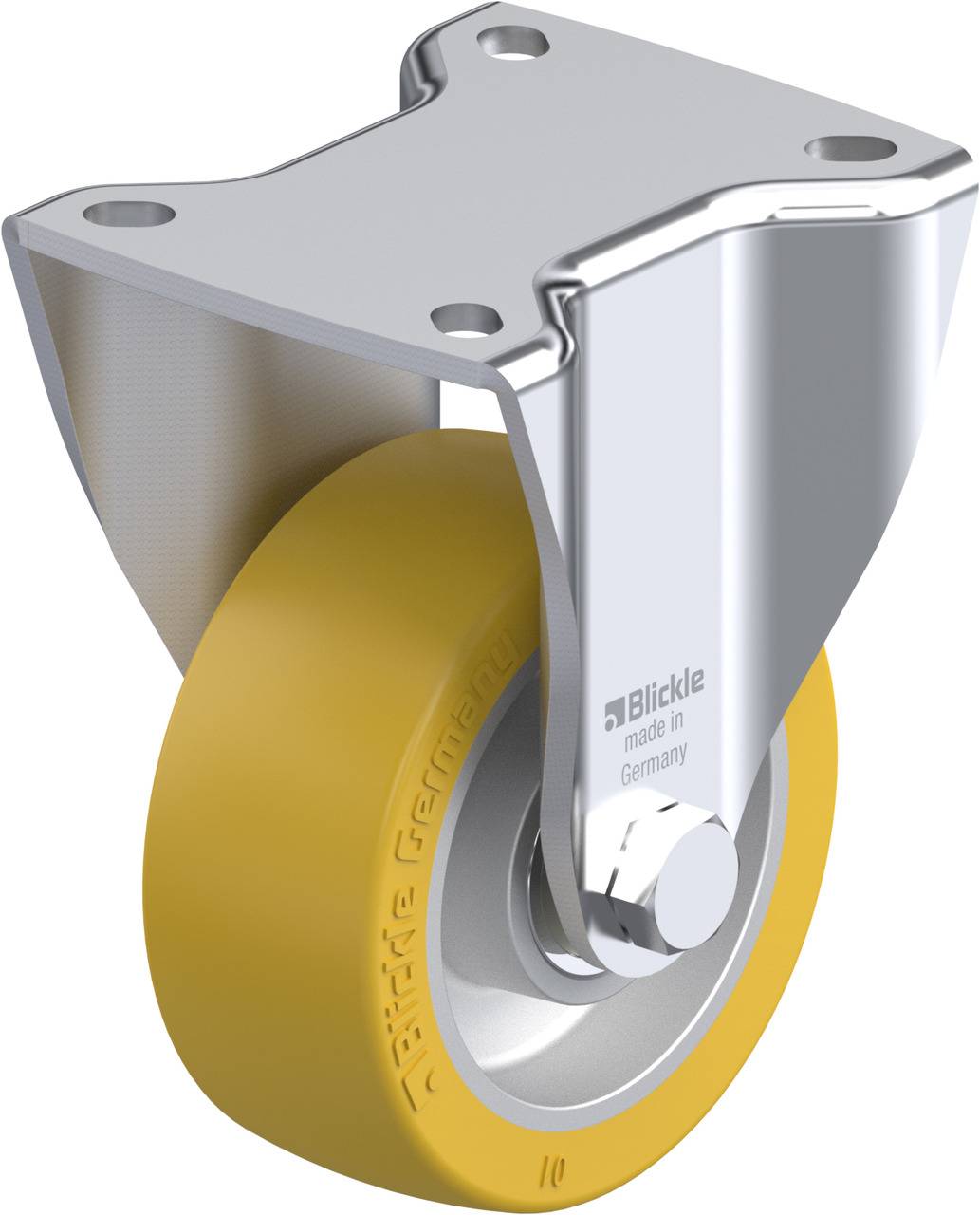 Blickle 284307 BH-ALTH 101K-1 Rolka nieprowadząca Średnica koła: 100 mm Maksymalne obciążenie: 420 kg 1 szt. - obrazek 1
