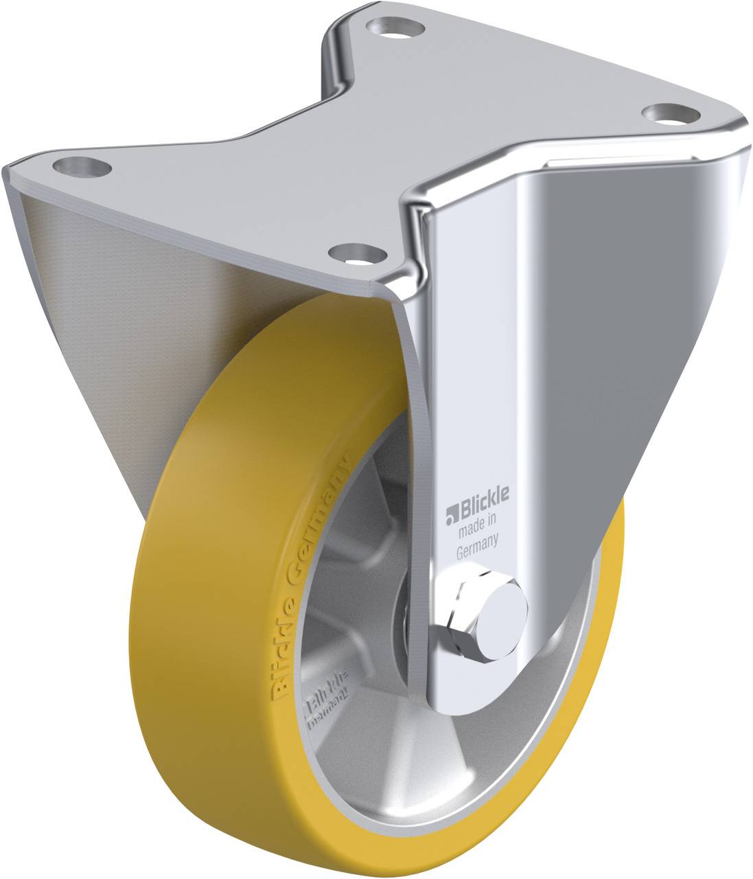 Blickle 266064 BH-ALTH 125K-3 Rolka nieprowadząca Średnica koła: 125 mm Maksymalne obciążenie: 550 kg 1 szt. - obrazek 1