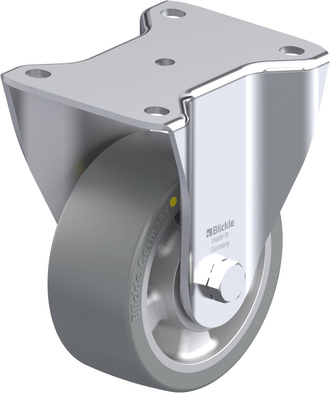 Blickle 661272 BH-ALTH 127K-AS Rolka nieprowadząca Średnica koła: 125 mm Maksymalne obciążenie: 750 kg 1 szt. - obrazek 1
