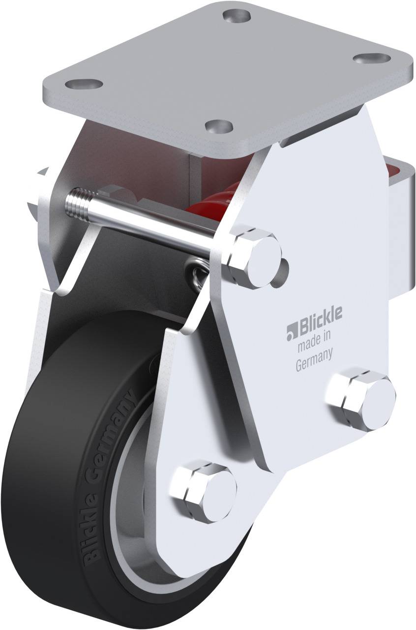 Blickle 605691 BHF-ALEV 100K-1 Sprężynowe kółko stałe Średnica koła: 100 mm Maksymalne obciążenie: 200 kg 1 szt. - obrazek 1