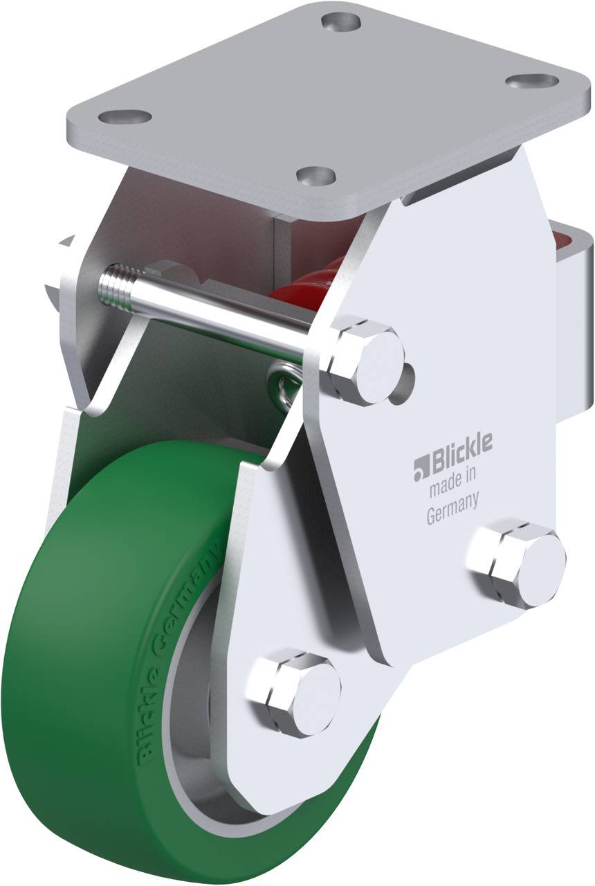 Blickle 755361 BHF-ALST 100K-1 Sprężynowe kółko stałe Średnica koła: 100 mm Maksymalne obciążenie: 320 kg 1 szt. - obrazek 1