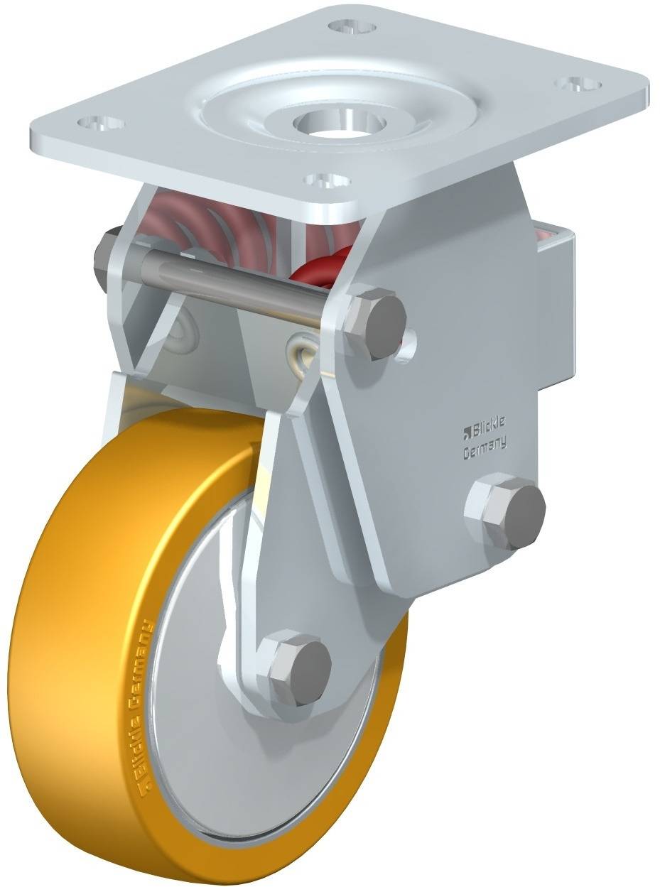 Blickle 605832 BHF-ALTH 125K-3-FA Sprężynowe kółko stałe Średnica koła: 125 mm Maksymalne obciążenie: 350 kg 1 szt. - obrazek 1