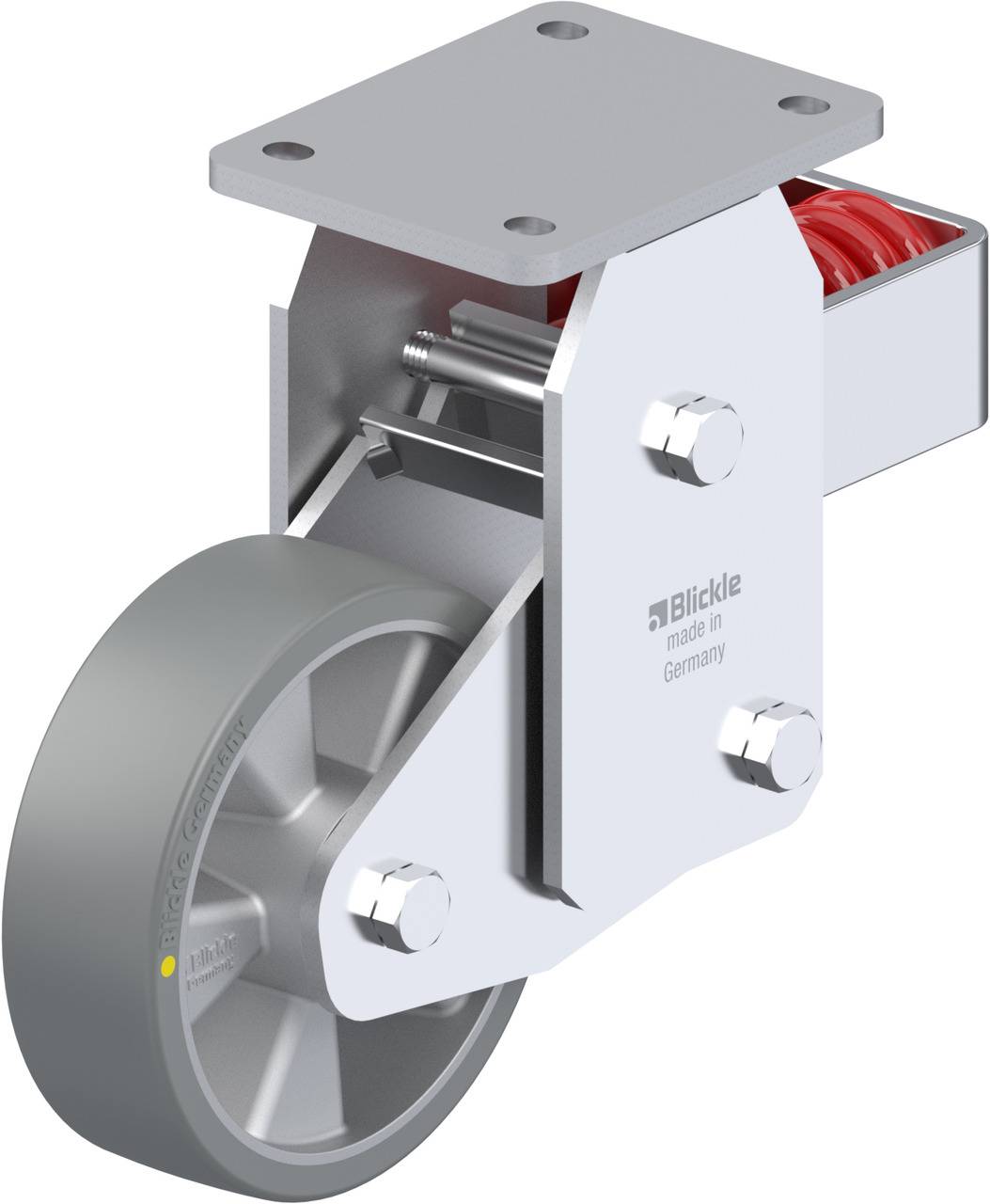 Blickle 742115 BHF-ALTH 160K-AS Sprężynowe kółko stałe Średnica koła: 160 mm Maksymalne obciążenie: 750 kg 1 szt. - obrazek 1