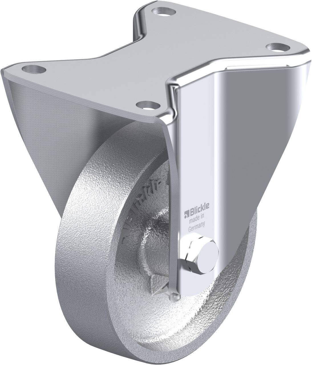 Blickle 7930 BH-G 125G-3 Rolka nieprowadząca Średnica koła: 125 mm Maksymalne obciążenie: 450 kg 1 szt. - obrazek 1
