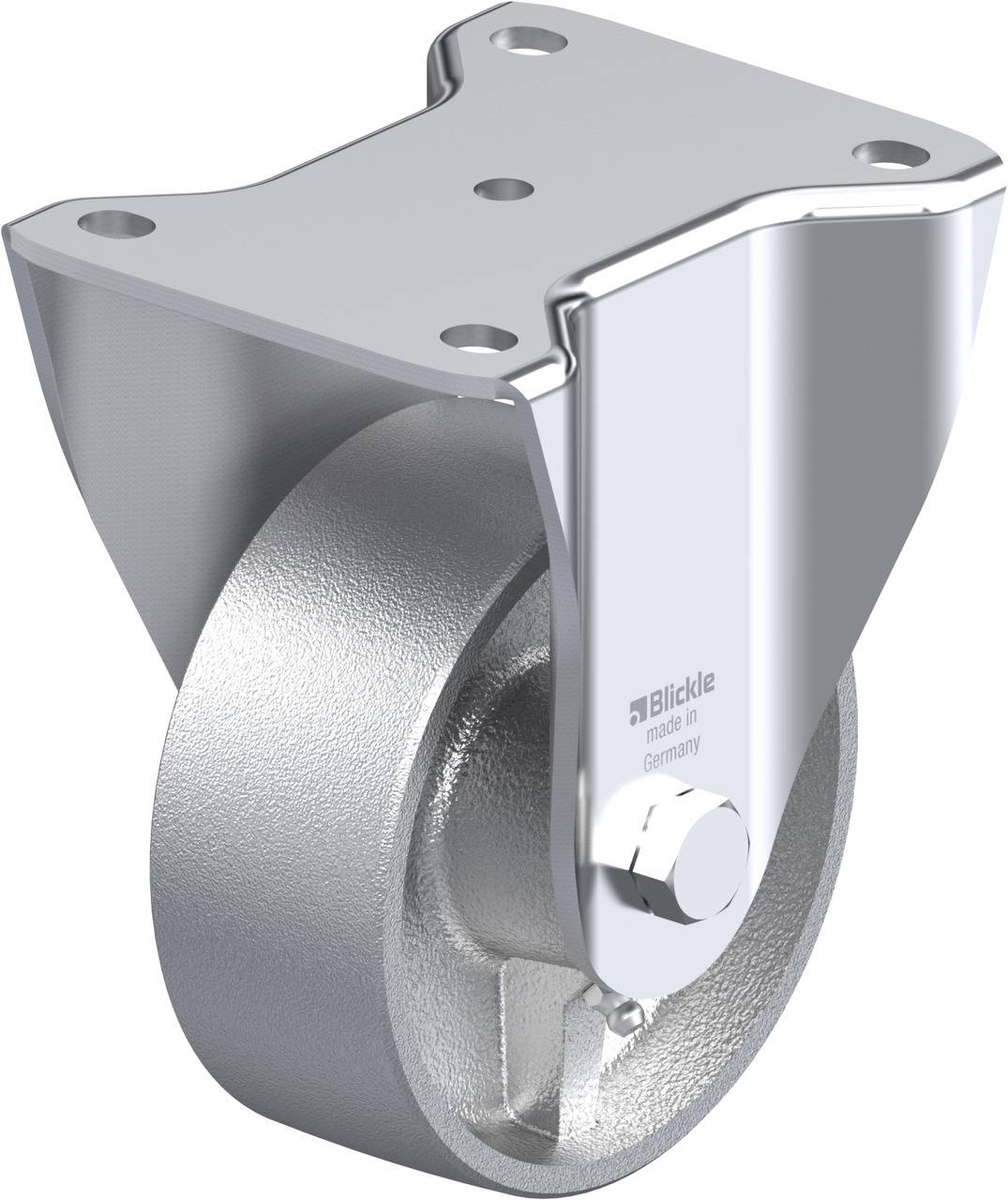 Blickle 605097 BH-G 127G Rolka nieprowadząca Średnica koła: 125 mm Maksymalne obciążenie: 750 kg 1 szt. - obrazek 1