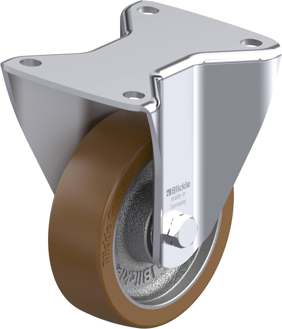 Blickle 742253 BH-GB 125K-3 Rolka nieprowadząca Średnica koła: 125 mm Maksymalne obciążenie: 550 kg 1 szt. - obrazek 1