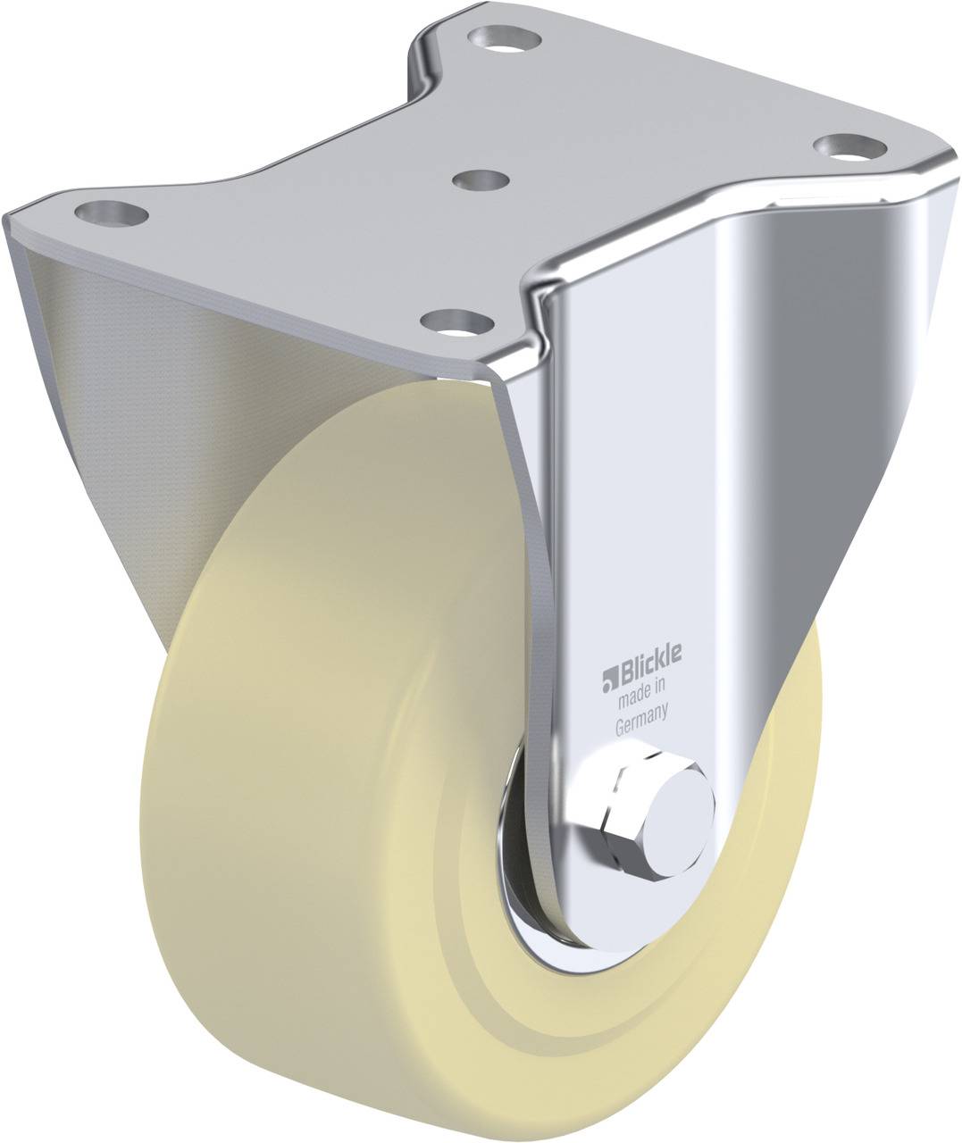 Blickle 585711 BH-GSPO 125K Rolka nieprowadząca Średnica koła: 125 mm Maksymalne obciążenie: 900 kg 1 szt. - obrazek 1
