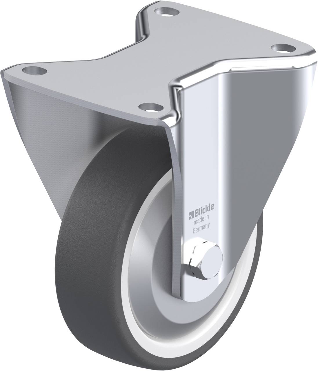 Blickle 461285 BH-POTH 125K-3-FA Rolka nieprowadząca Średnica koła: 125 mm Maksymalne obciążenie: 350 kg 1 szt. - obrazek 1