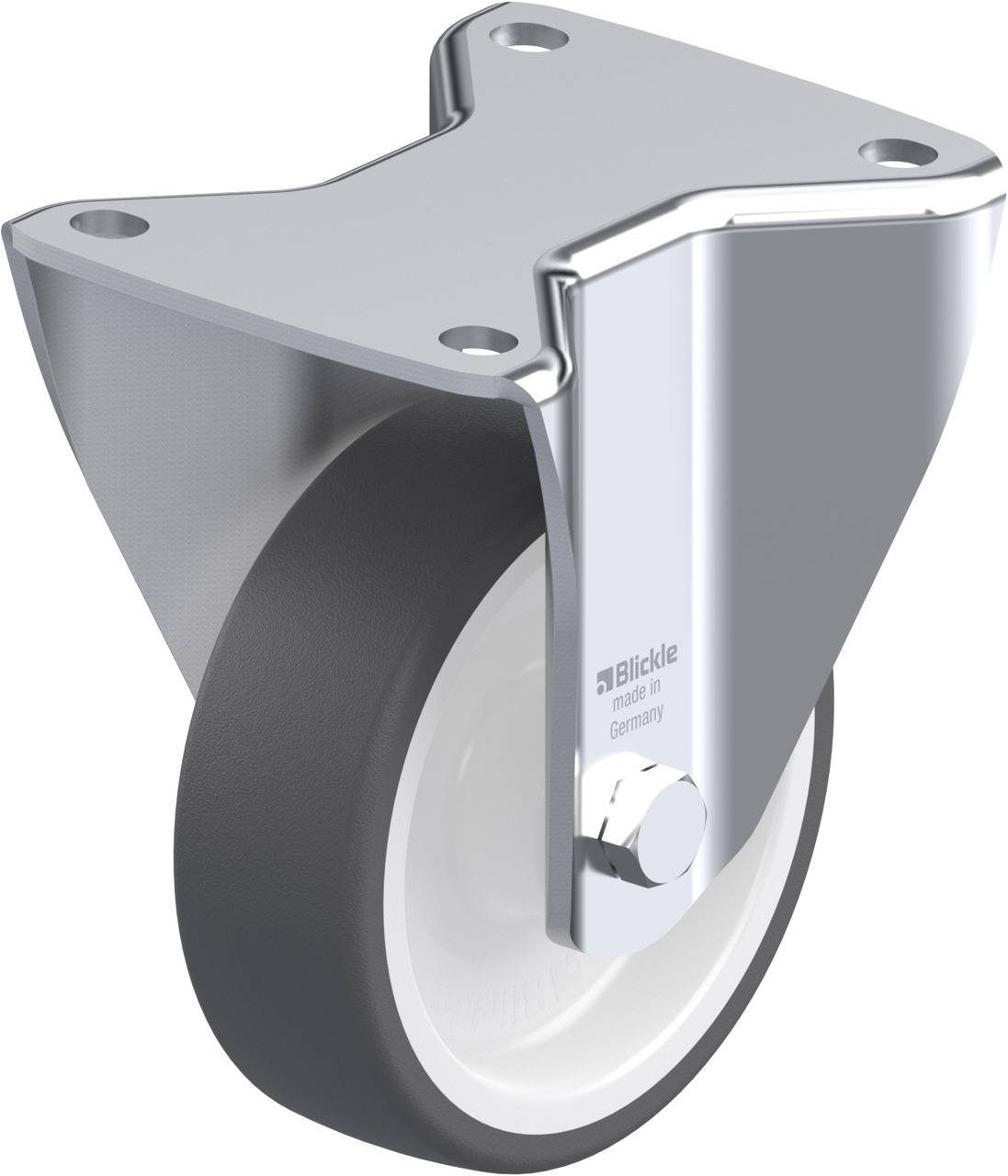 Blickle 44966 BH-POTH 125R-3 Rolka nieprowadząca Średnica koła: 125 mm Maksymalne obciążenie: 350 kg 1 szt. - obrazek 1