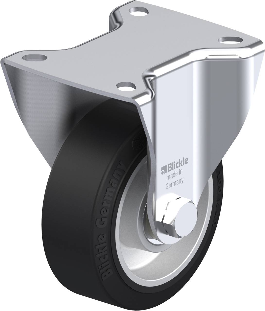 Blickle 562082 BK-ALEV 100K-1 Rolka nieprowadząca Średnica koła: 100 mm Maksymalne obciążenie: 200 kg 1 szt. - obrazek 1