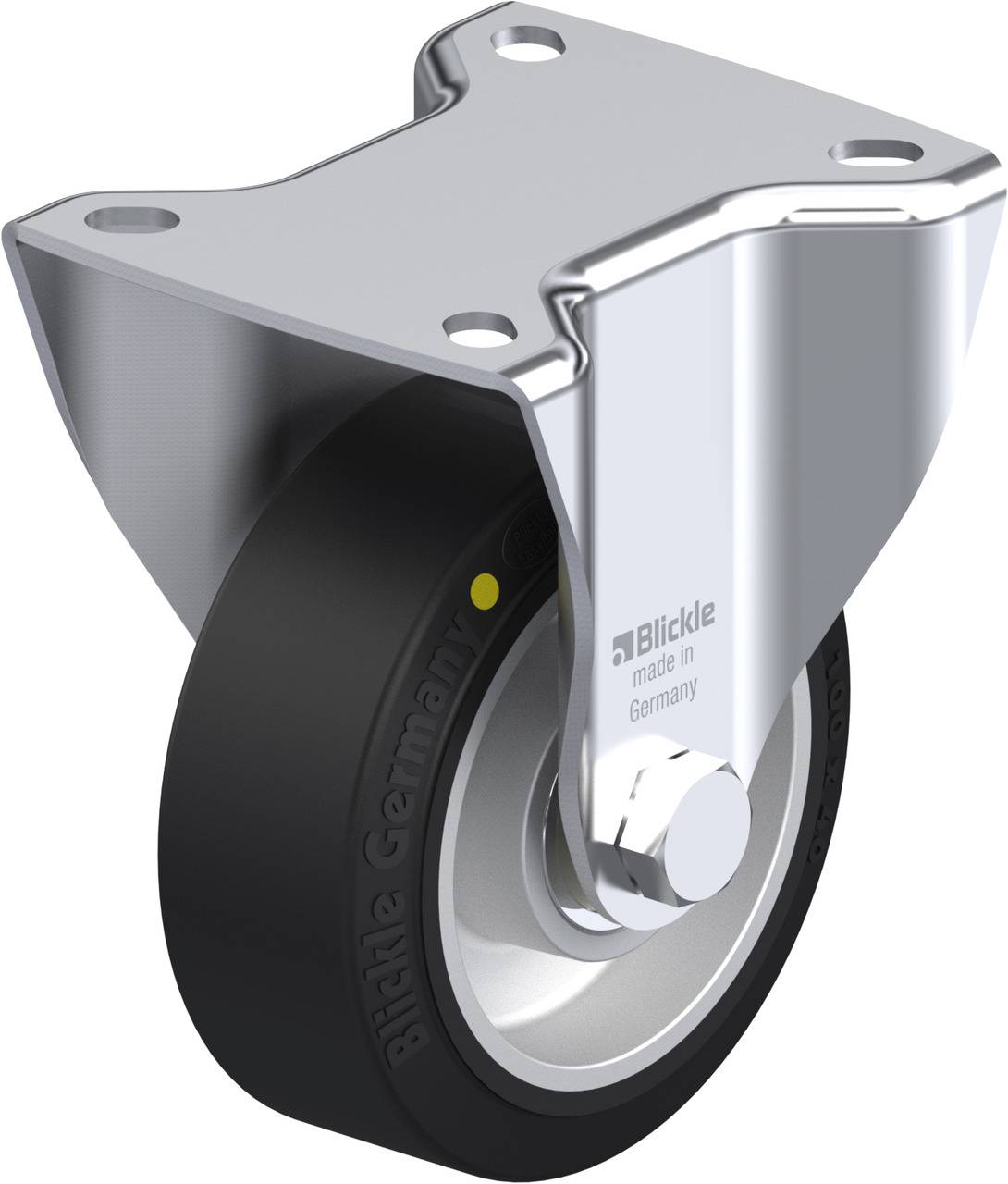 Blickle 758707 BK-ALEV 100K-1-EL Rolka nieprowadząca Średnica koła: 100 mm Maksymalne obciążenie: 200 kg 1 szt. - obrazek 1