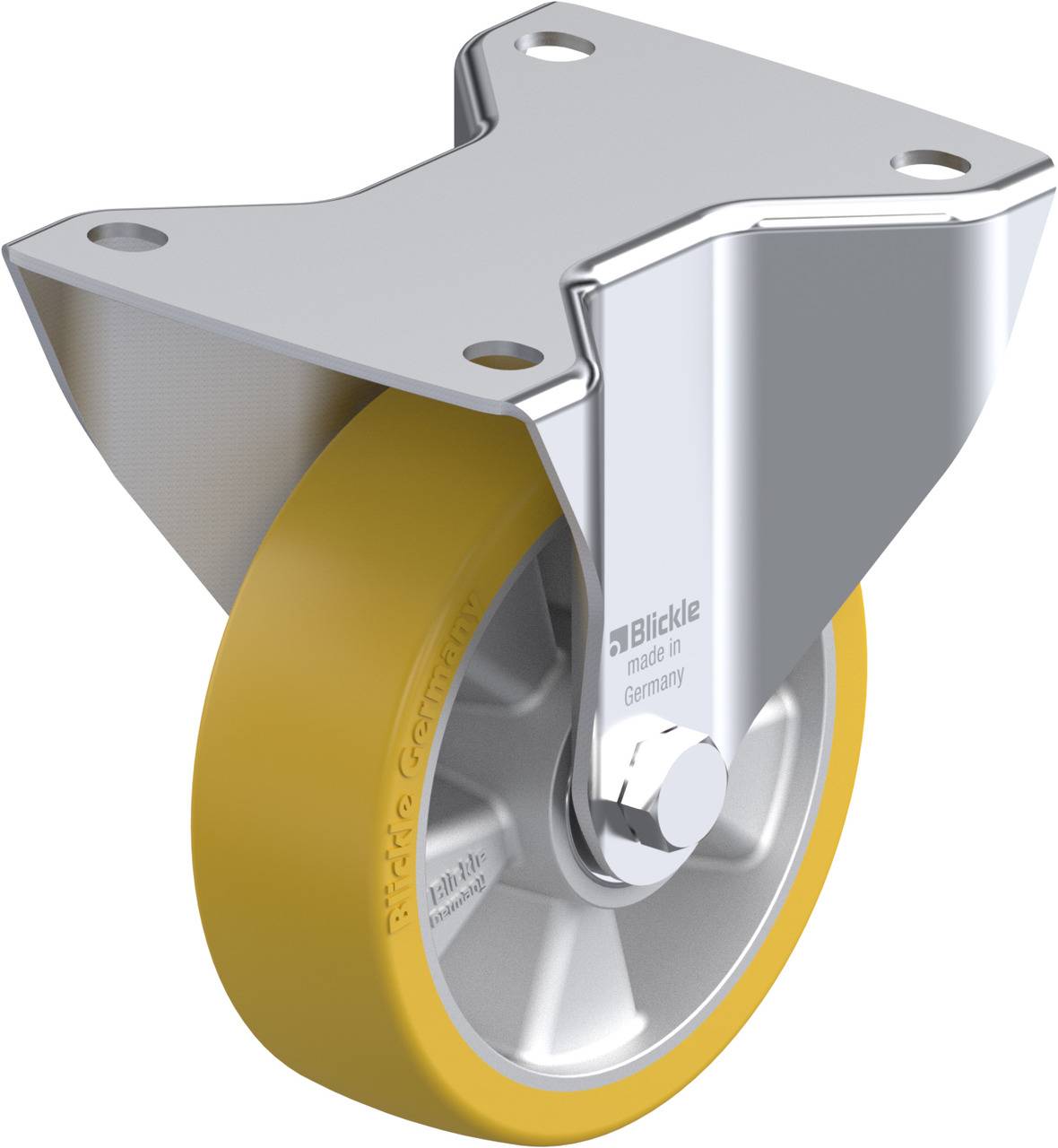 Blickle 657353 BK-ALTH 125K-3-AS Rolka nieprowadząca Średnica koła: 125 mm Maksymalne obciążenie: 350 kg 1 szt. - obrazek 1