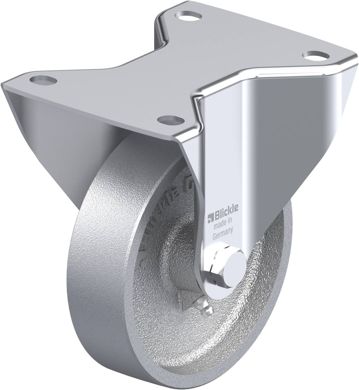 Blickle 267823 BK-G 125G-3 Rolka nieprowadząca Średnica koła: 125 mm Maksymalne obciążenie: 350 kg 1 szt. - obrazek 1