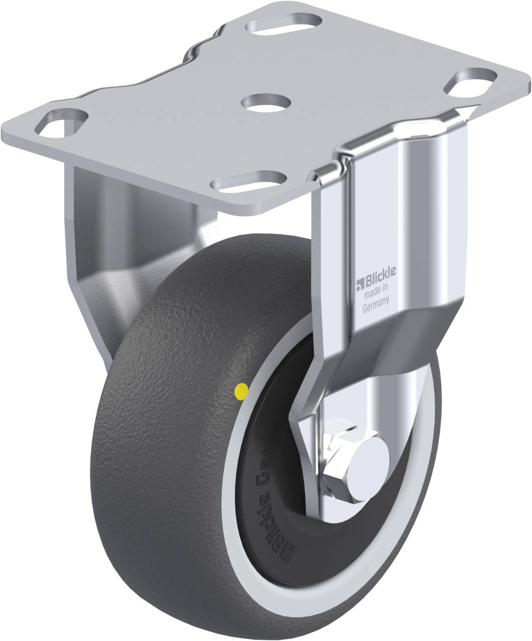 Blickle 848935 BKPA-PATH 80KF-ELS Rolka nieprowadząca Średnica koła: 80 mm Maksymalne obciążenie: 100 kg 1 szt. - obrazek 1