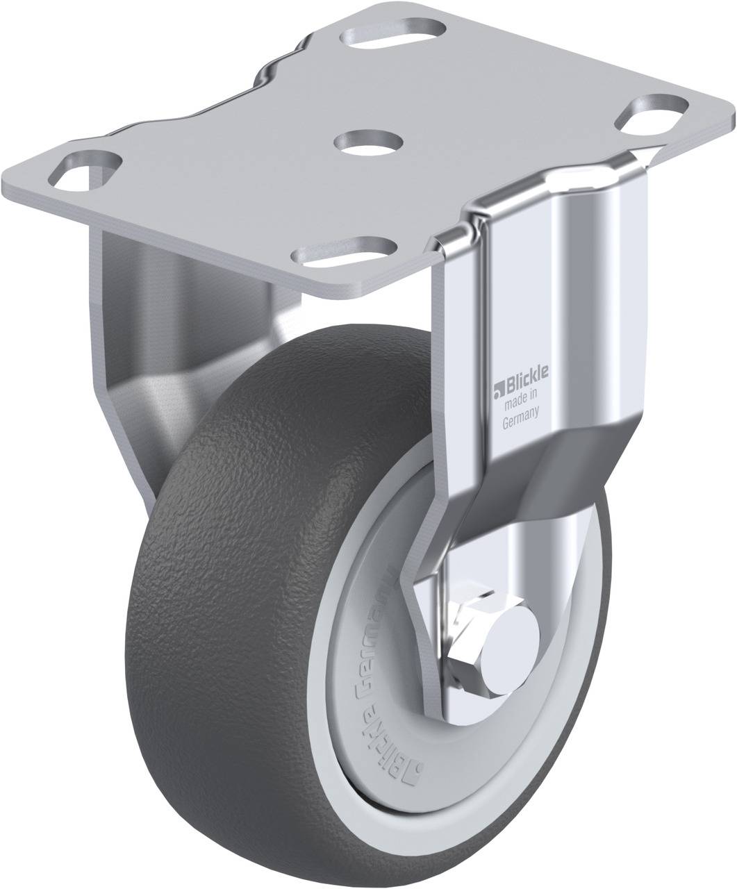 Blickle 755345 BKPA-PATH 80KF Rolka nieprowadząca Średnica koła: 80 mm Maksymalne obciążenie: 120 kg 1 szt. - obrazek 1