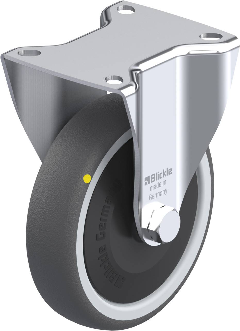 Blickle 852285 BK-PATH 125KF-1-ELS Rolka nieprowadząca Średnica koła: 125 mm Maksymalne obciążenie: 160 kg 1 szt. - obrazek 1