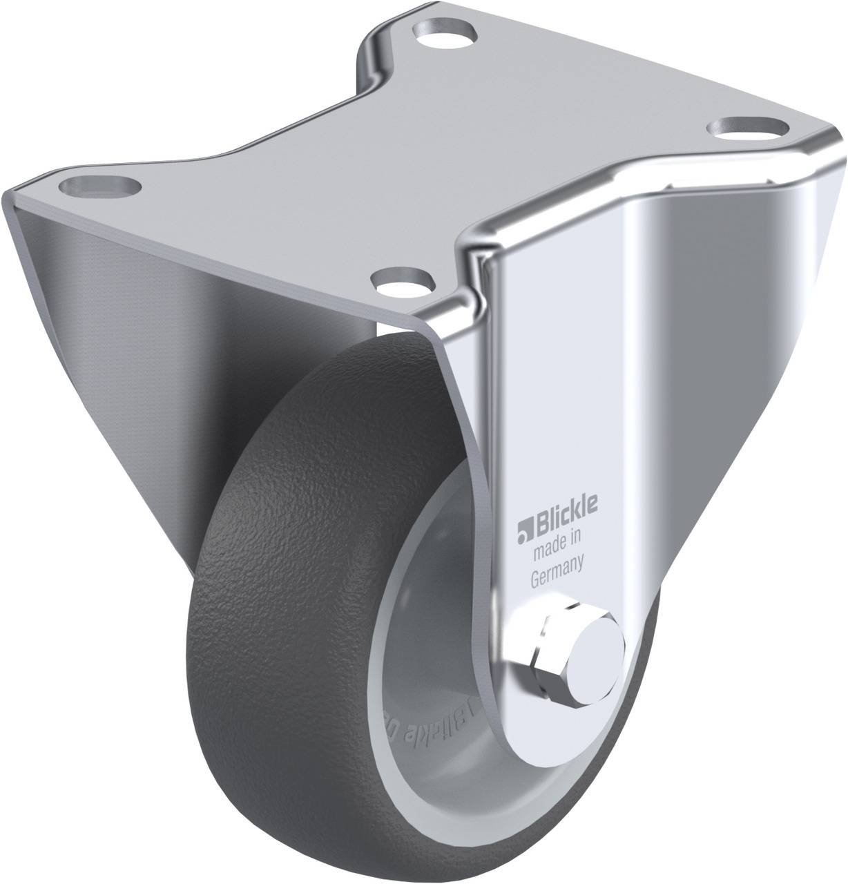 Blickle 649244 BK-PATH 80G Rolka nieprowadząca Średnica koła: 80 mm Maksymalne obciążenie: 150 kg 1 szt. - obrazek 1
