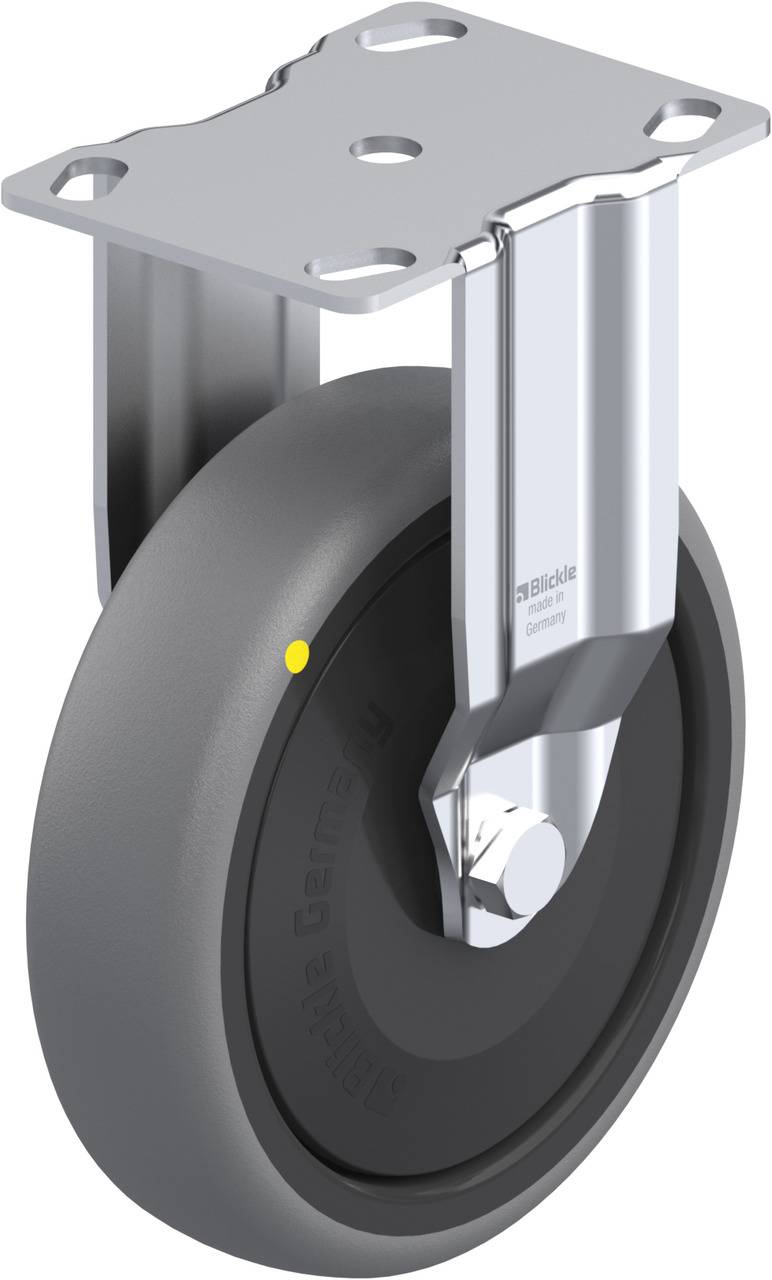 Blickle 656173 BKPA-TPA 126KF-ELS Rolka nieprowadząca Średnica koła: 125 mm Maksymalne obciążenie: 80 kg 1 szt. - obrazek 1