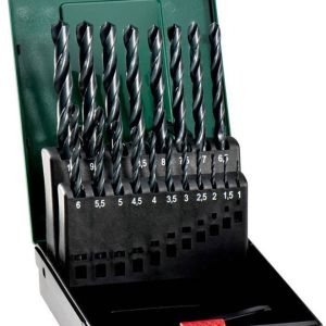 Metabo 627666000 Zestaw wierteł krętych do metalu 19 szt. 1 mm, 1.5 mm, 2 mm, 2.5 mm, 3 mm, 3.5 mm, 4 mm, 4.5 mm, 5 mm, Metabo 627666000 Zestaw wierteł krętych do metalu 19 szt. 1 mm, 1.5 mm, 2 mm, 2.5 mm, 3 mm, 3.5 mm, 4 mm, 4.5 mm, 5 mm,