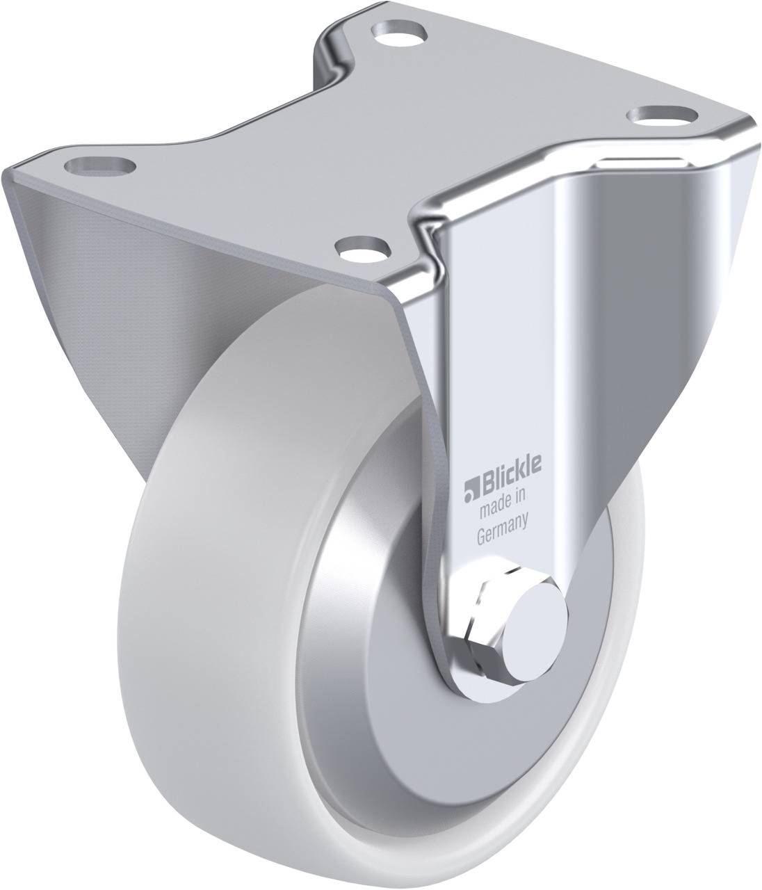 Blickle 354548 BK-PO 100G-1-FA Rolka nieprowadząca Średnica koła: 100 mm Maksymalne obciążenie: 280 kg 1 szt. - obrazek 1